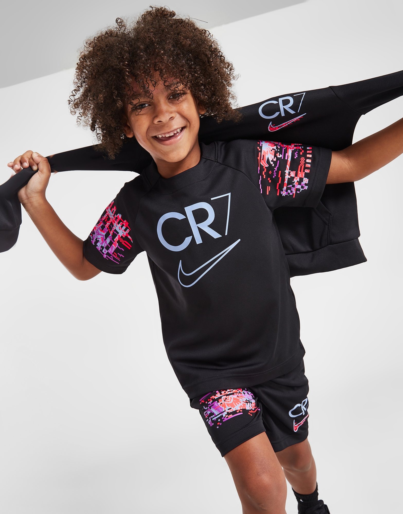 Marchitar entonces Negrita Black Nike CR7 Dri-FIT T-Shirt/Shorts Set Children | JD Sports Global
