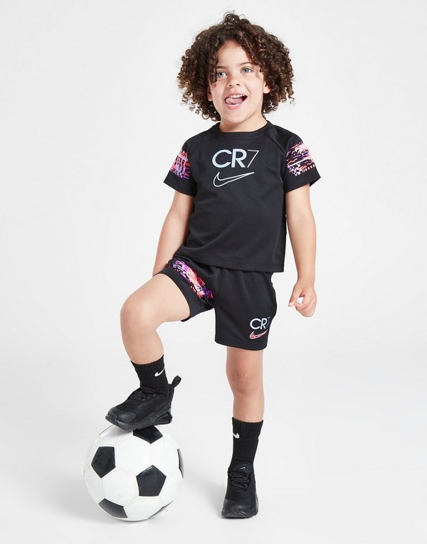 Black CR7 Dri-FIT T-Shirt/Shorts Set Infant JD Sports Global