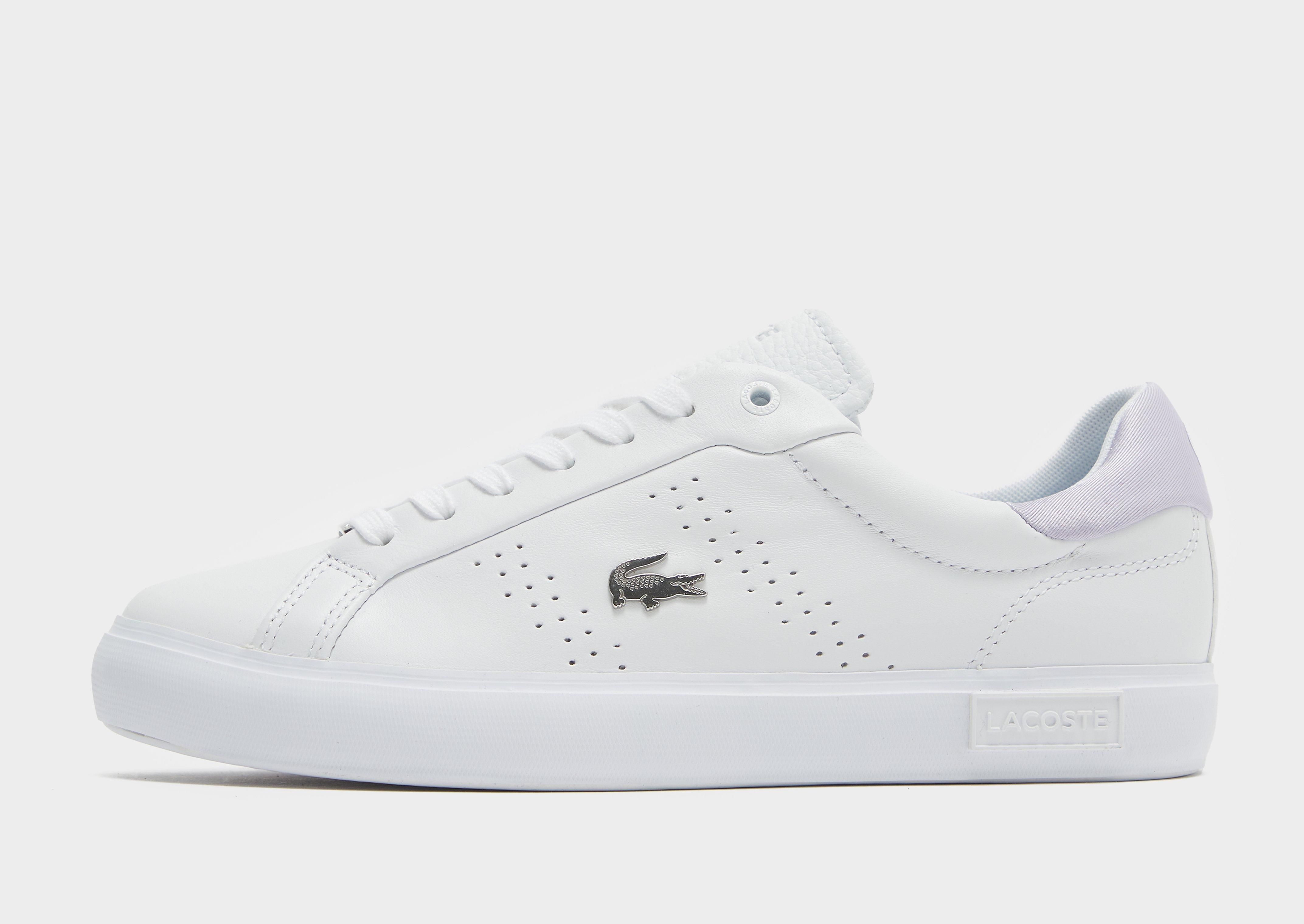 White Lacoste Powercourt Women s JD Sports Global