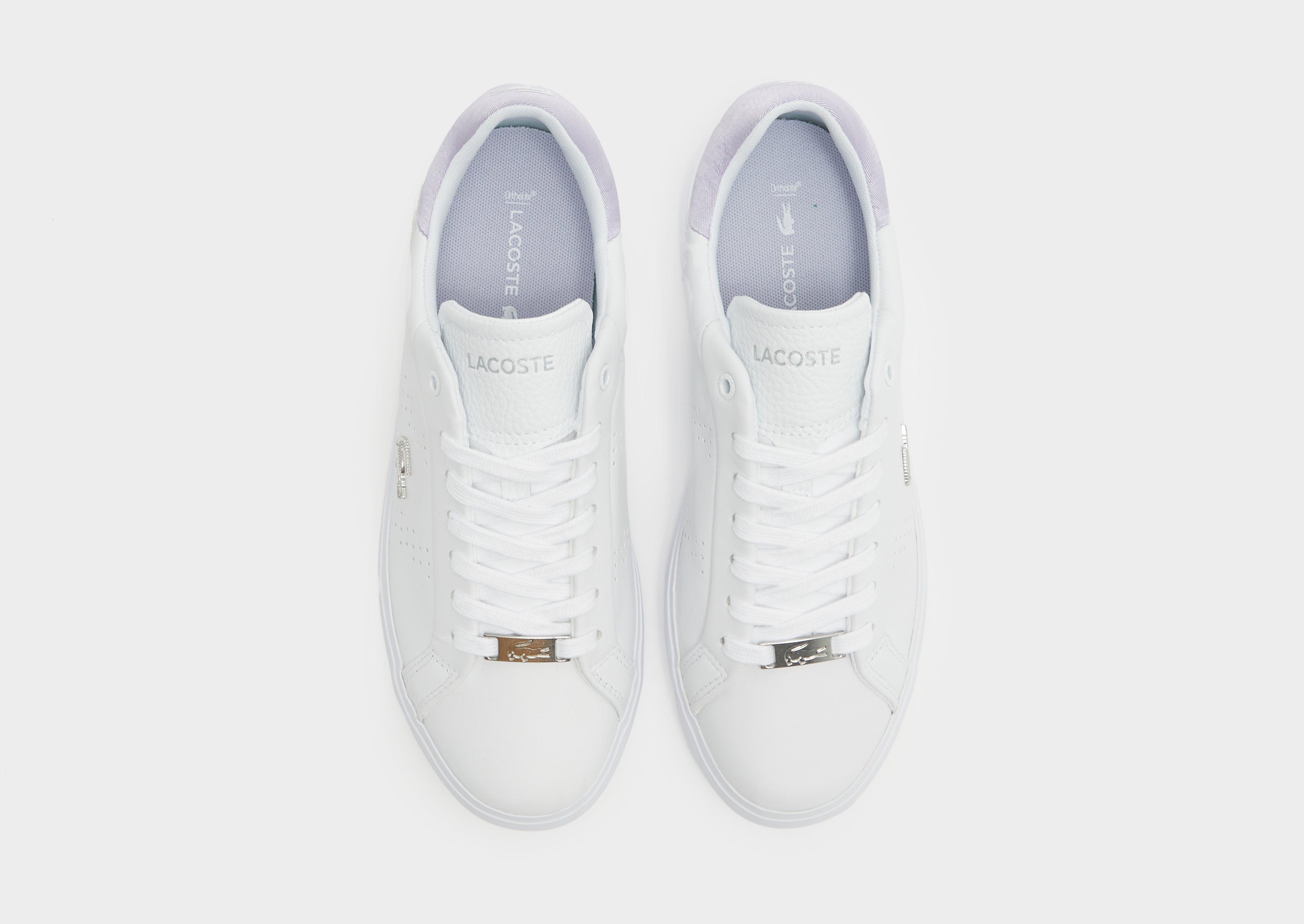 brysomme fad Lighed Hvid Lacoste Powercourt dame - JD Sports Danmark