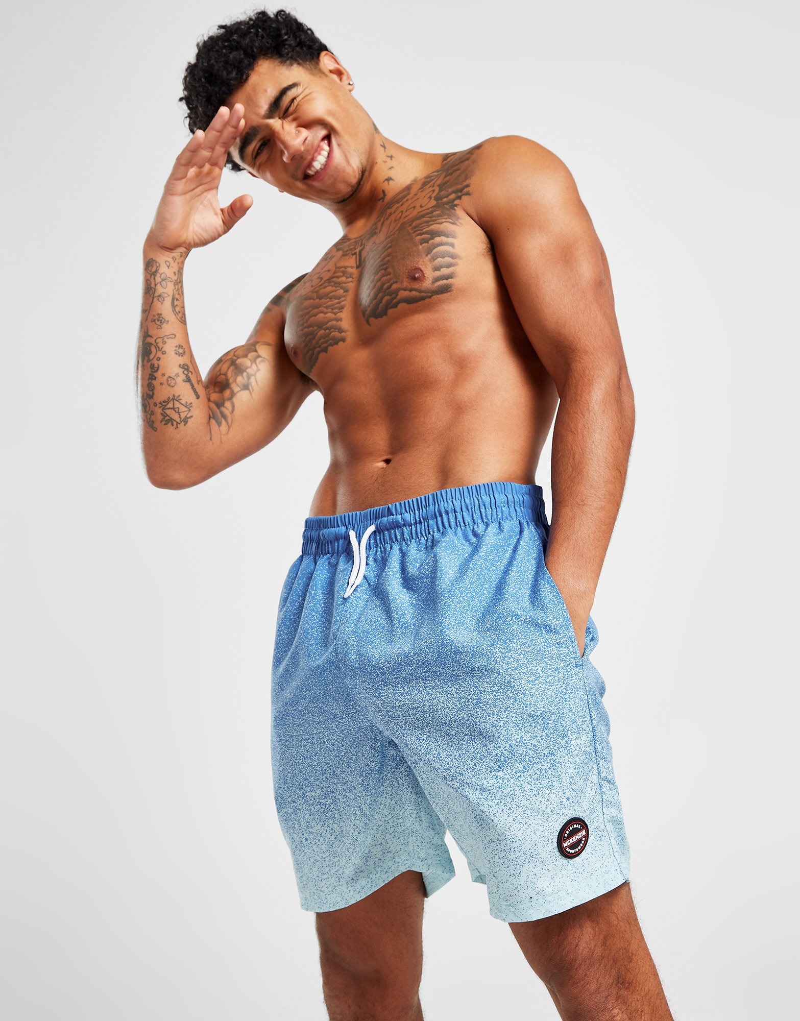 Blue McKenzie Panther Swim Shorts JD Sports