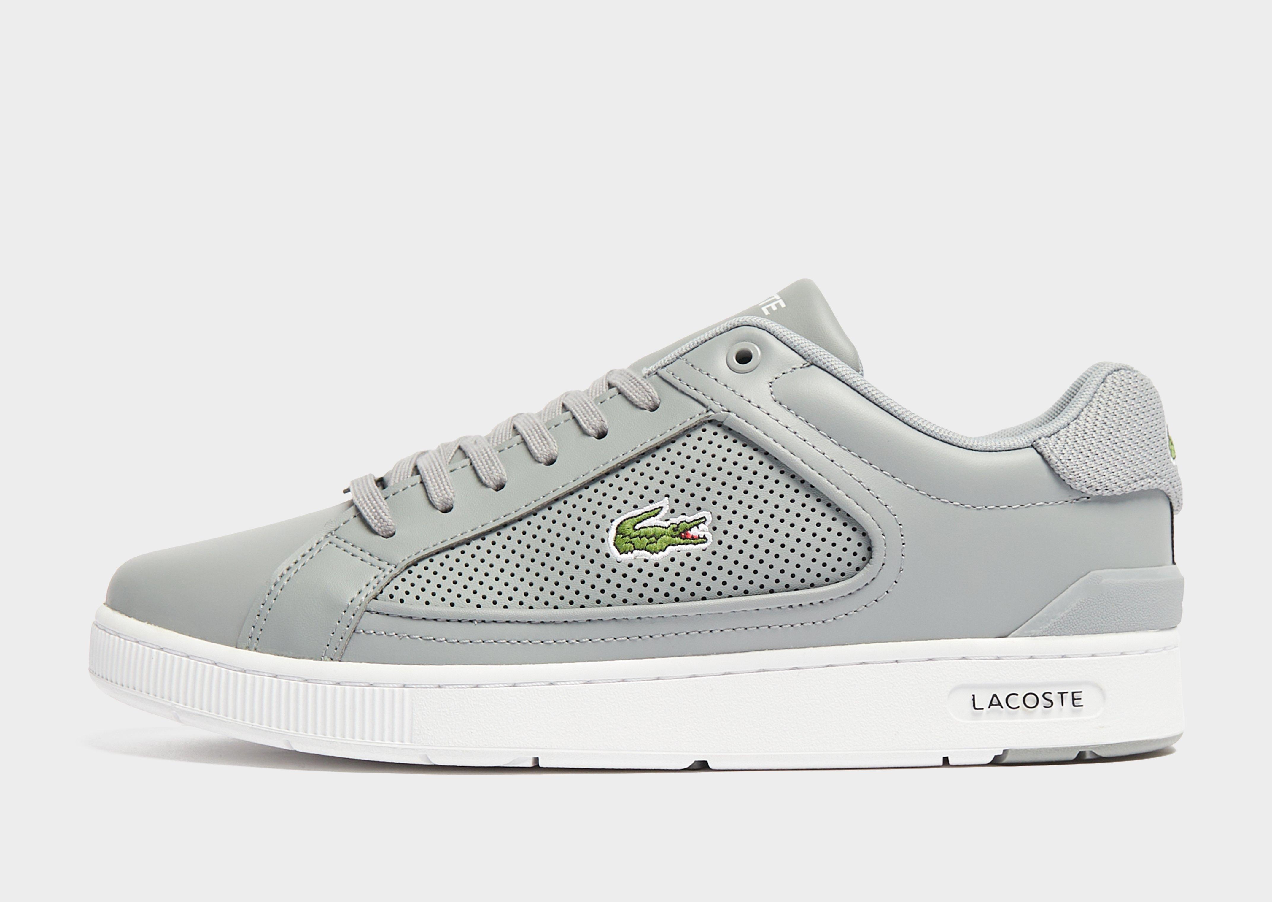 lacoste shoes grey