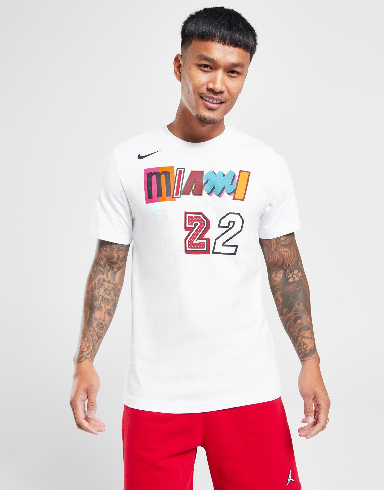 Miami Heat NBA All Over Crew Sweatshirt By Mitchell & Ness - Mens
