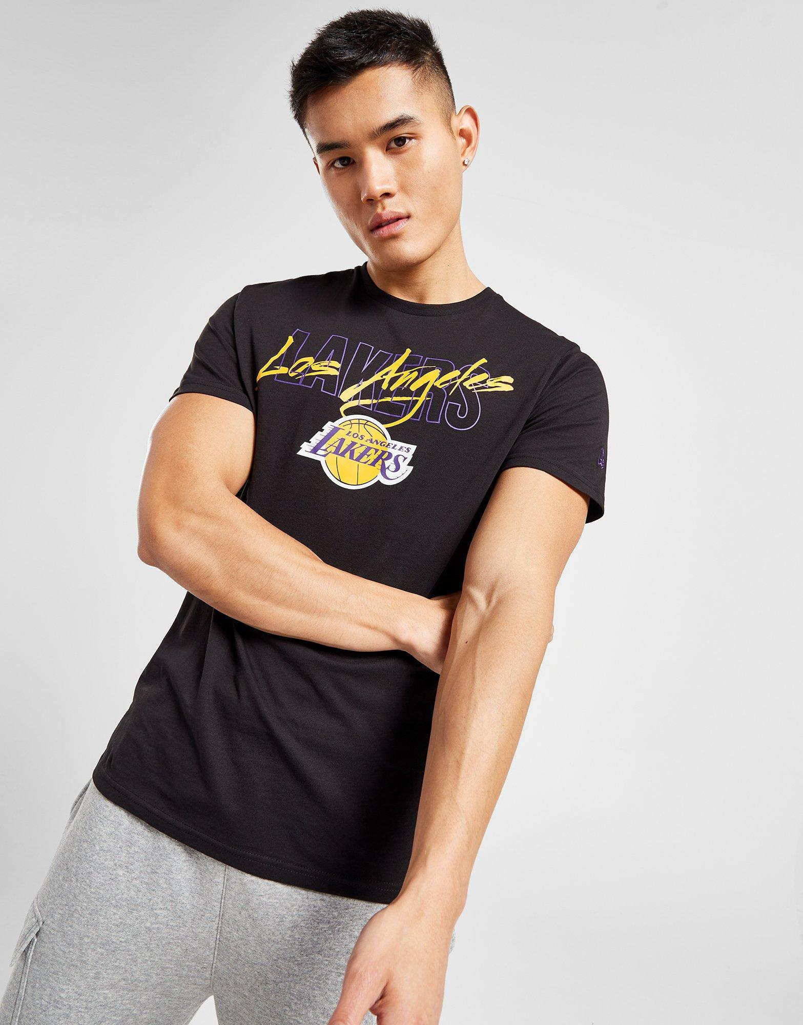 T-Shirt NBA Los Angeles Lakers New Era Noir Pour Homme