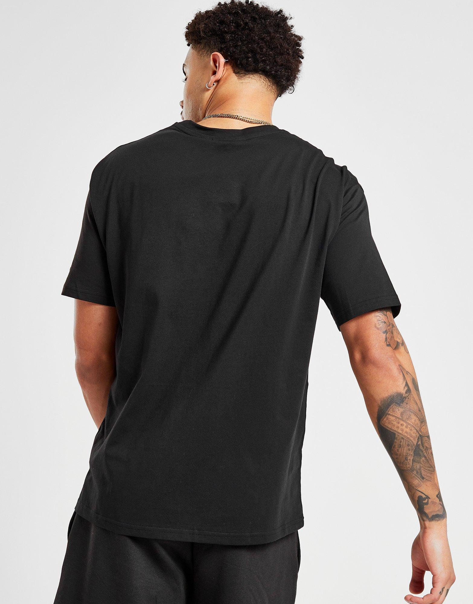 Black New Era NBA LA Lakers Drip Logo T-Shirt