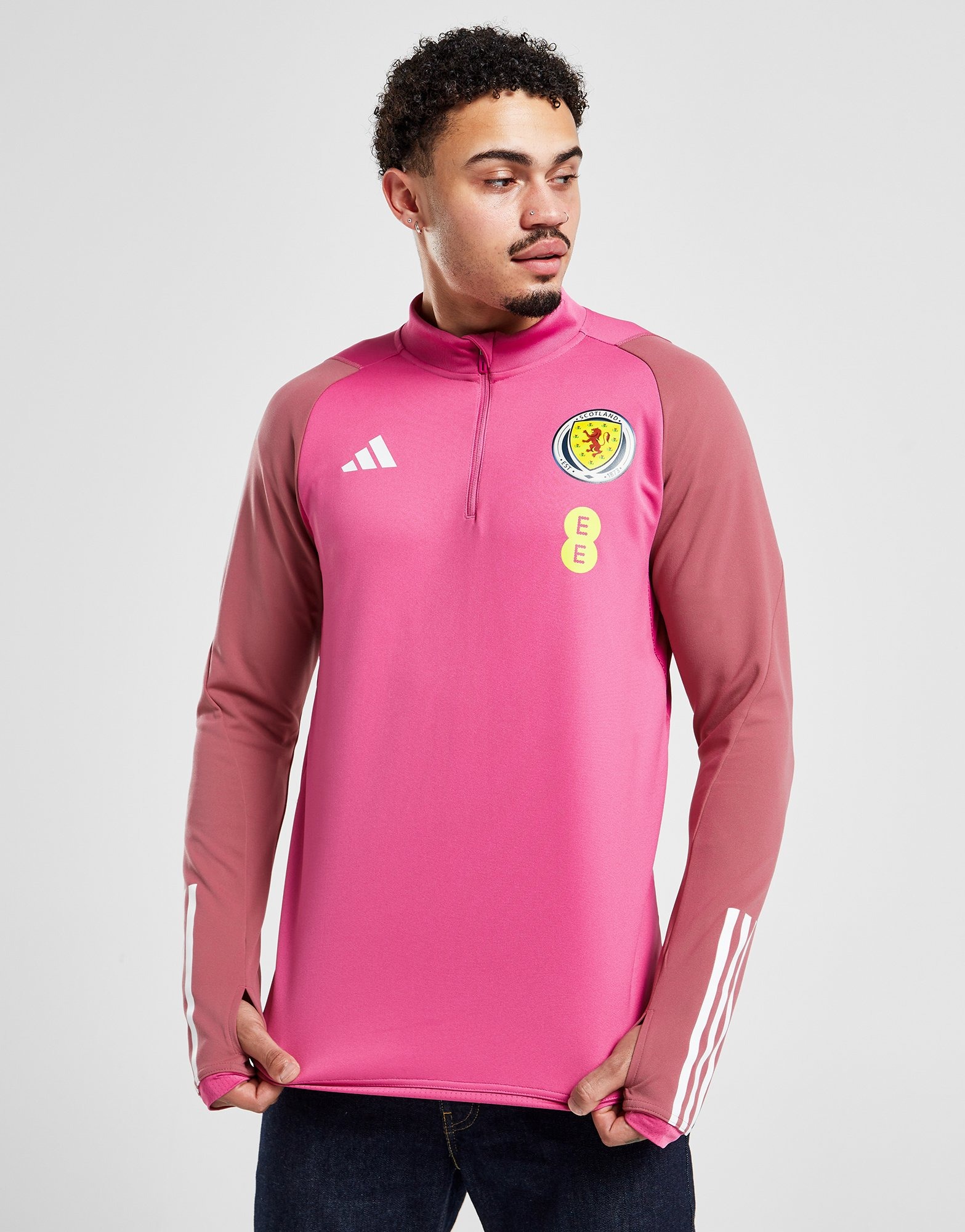 Pink adidas Scotland Tiro 23 Training Top JD Sports Global