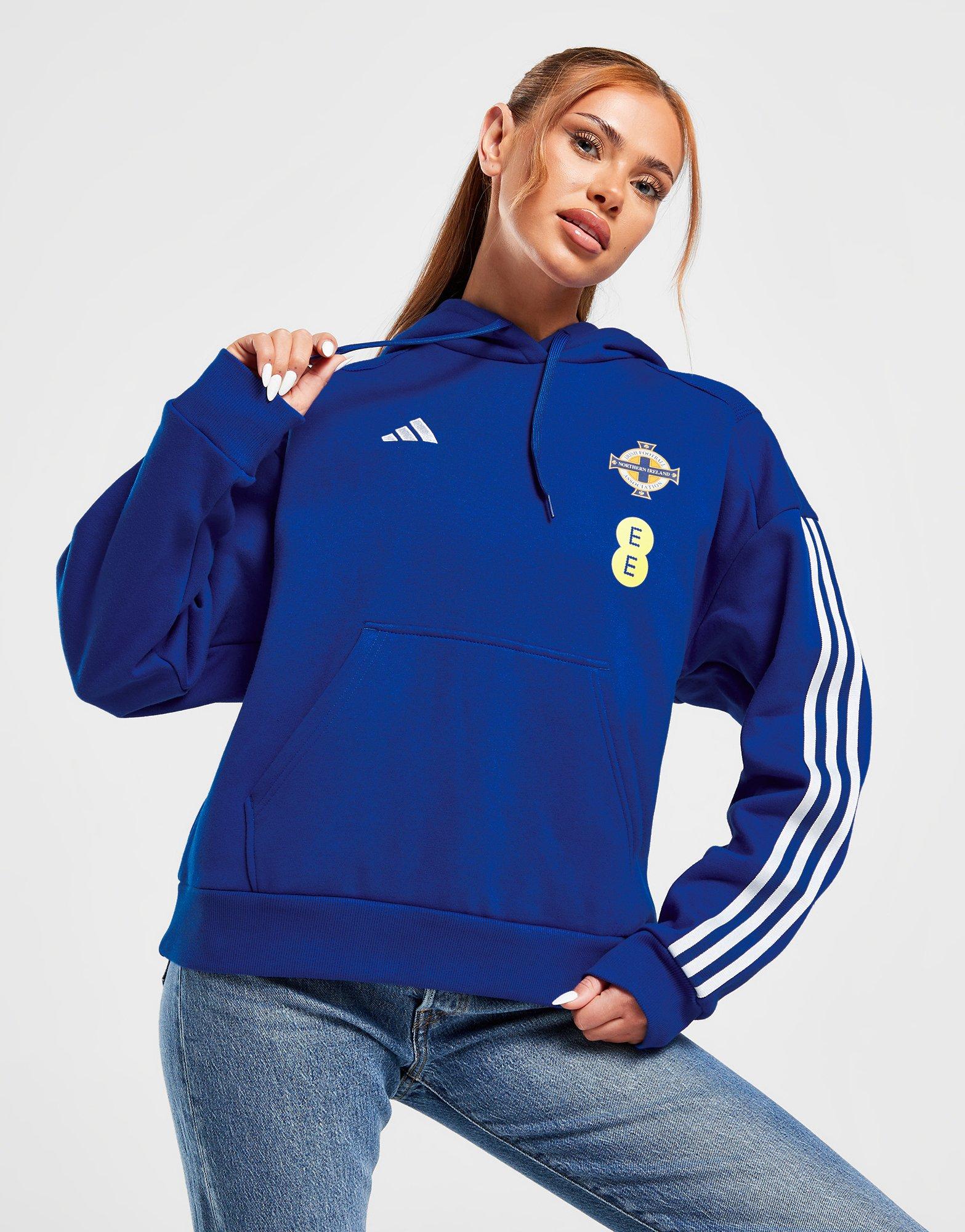 Adidas hoodie women outlet blue