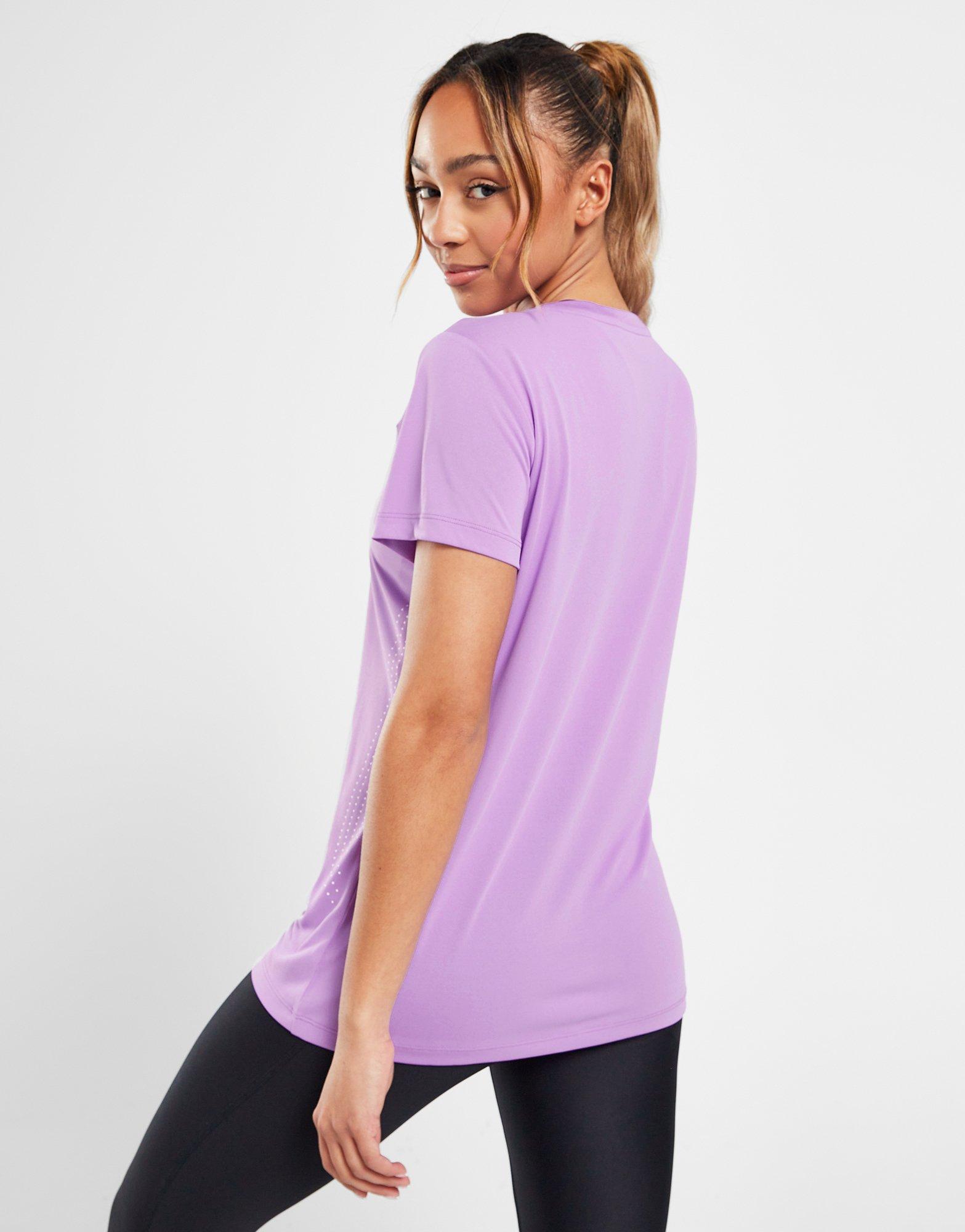 Under armour t shirts deals women purple