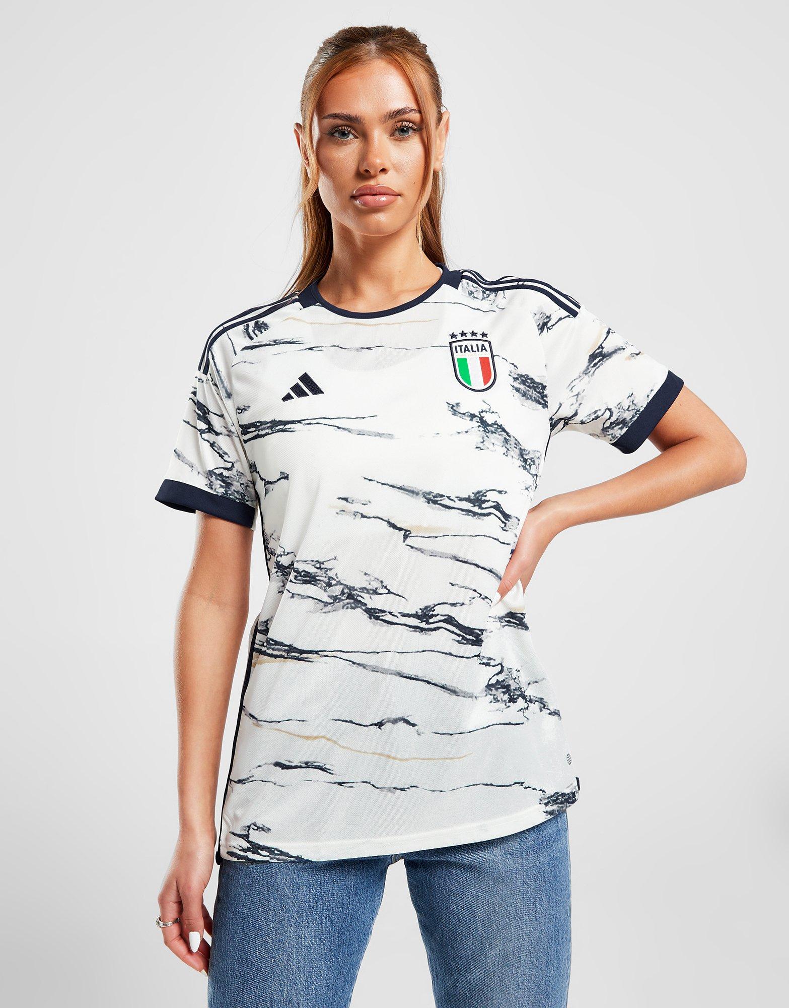 White adidas Italy 2023 Away Shirt Women's - JD Sports