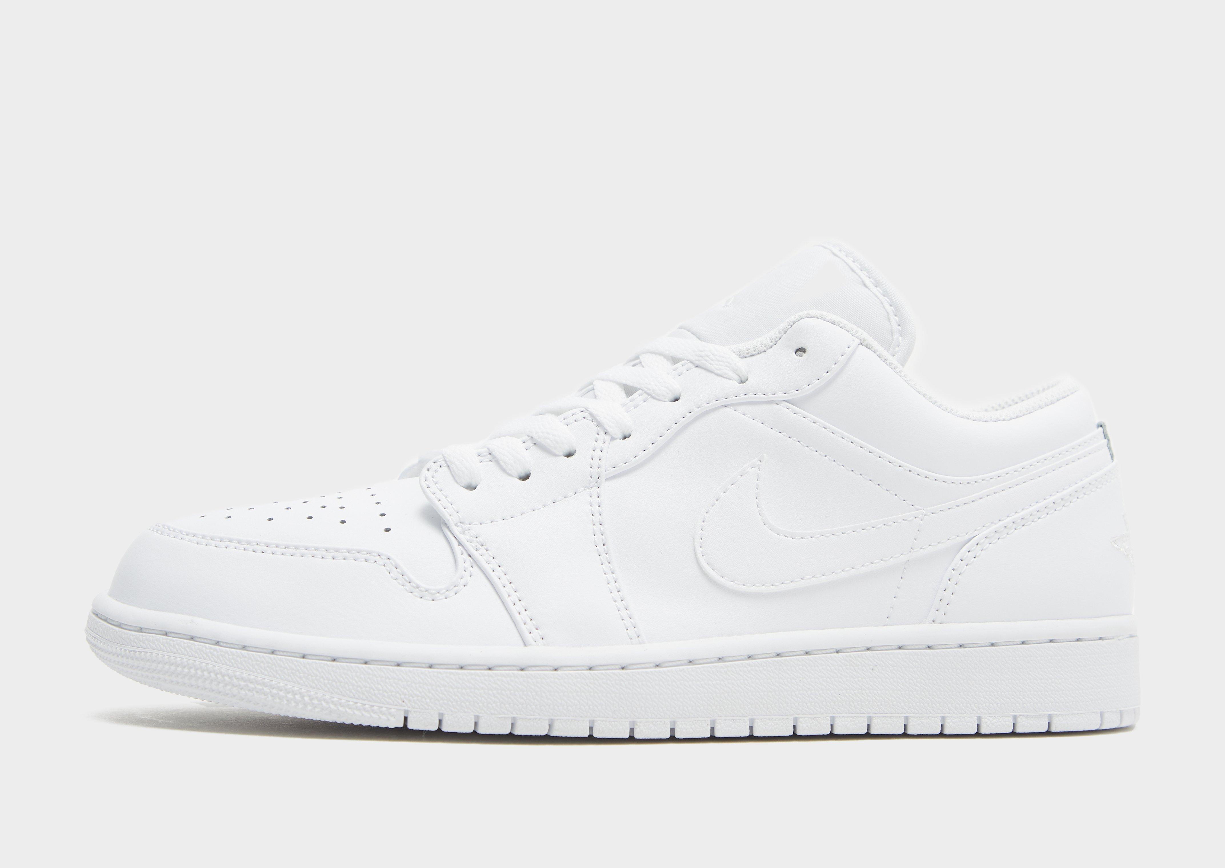 Jordan 1 lows discount white