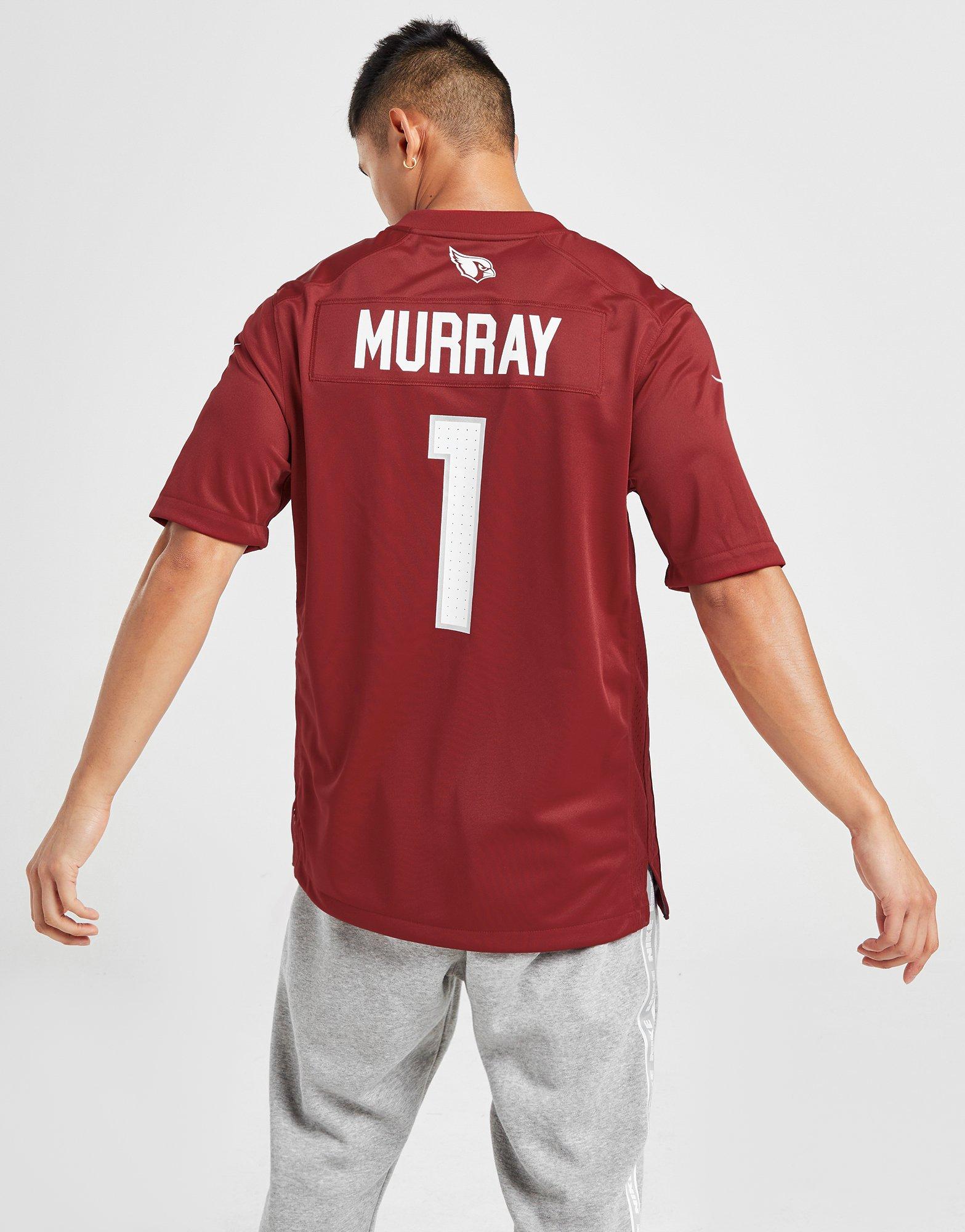 Red Nike NFL Arizona Cardinals Murray #1 Jersey