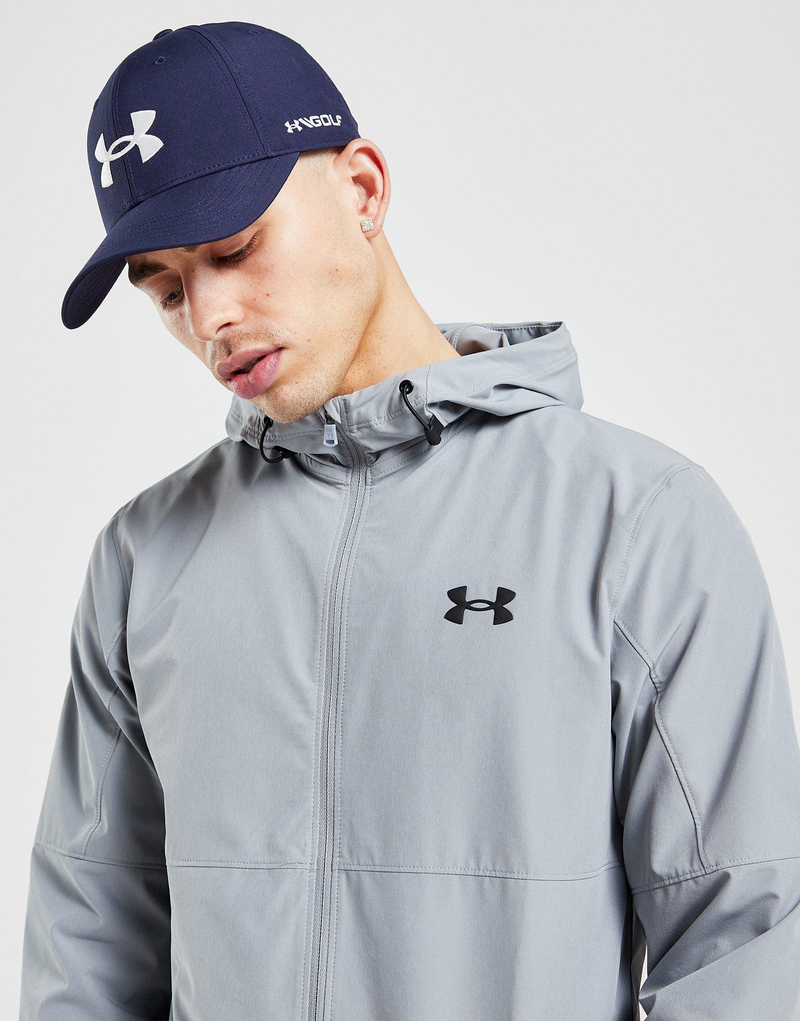 Navy Under Armour Ireland 2023 Armour Fleece Hood (White)