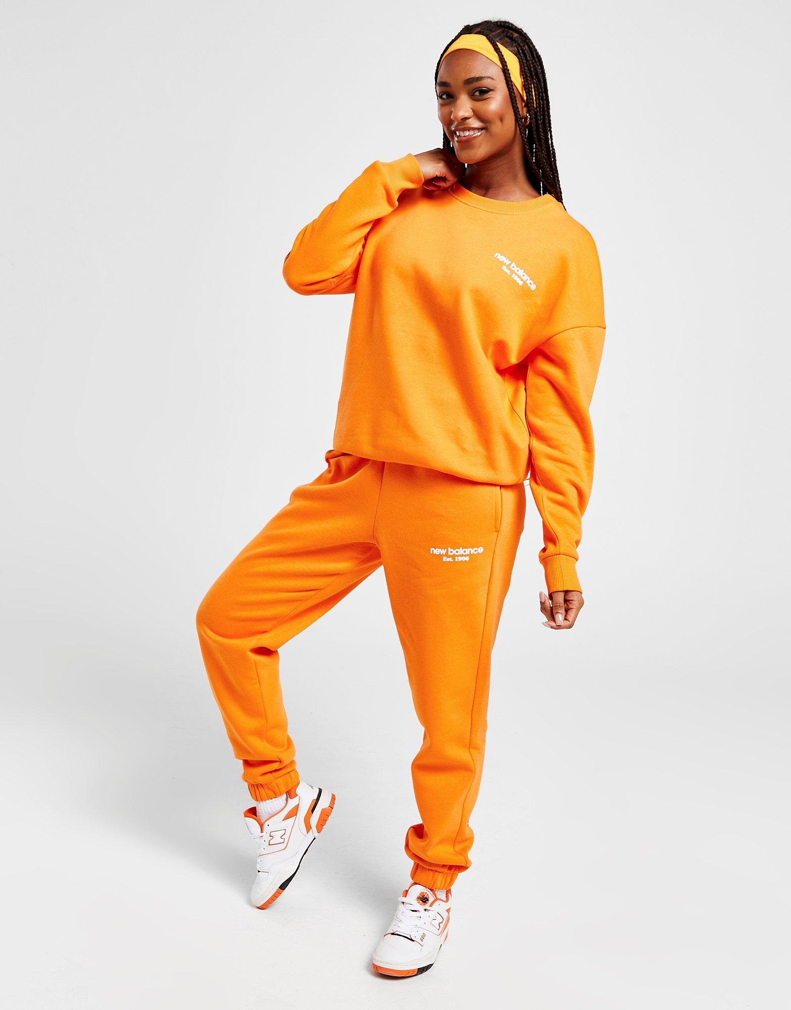 Orange New Balance Track Pants - Clothing - JD Sports NZ