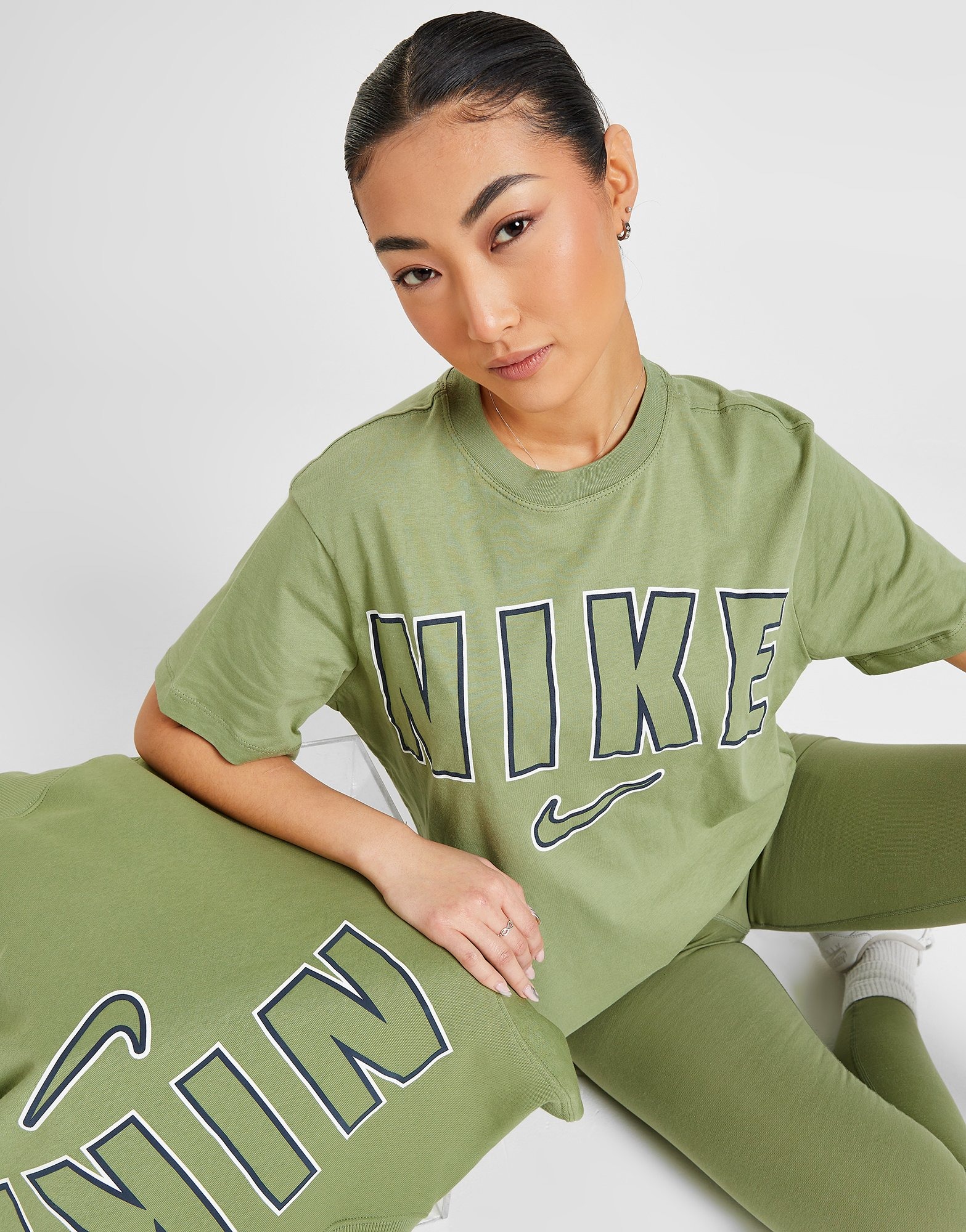 Green Nike Varsity Boyfriend TShirt JD Sports Global
