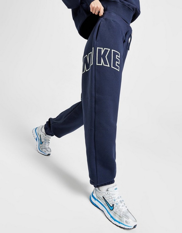 Blue Nike Phoenix Fleece Varsity Joggers | JD Sports UK