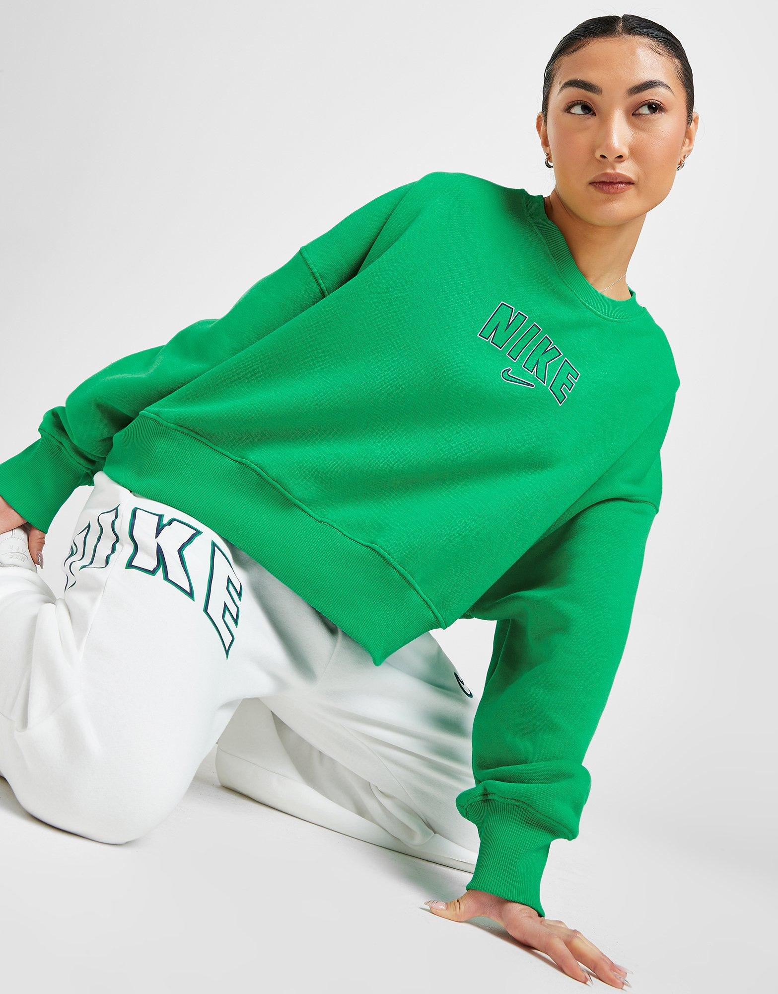 Nike sweatshirt hotsell crop top