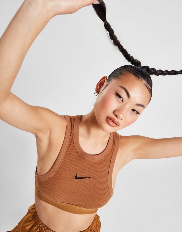 Nike Trend Crop Ribbed Canotta Donna