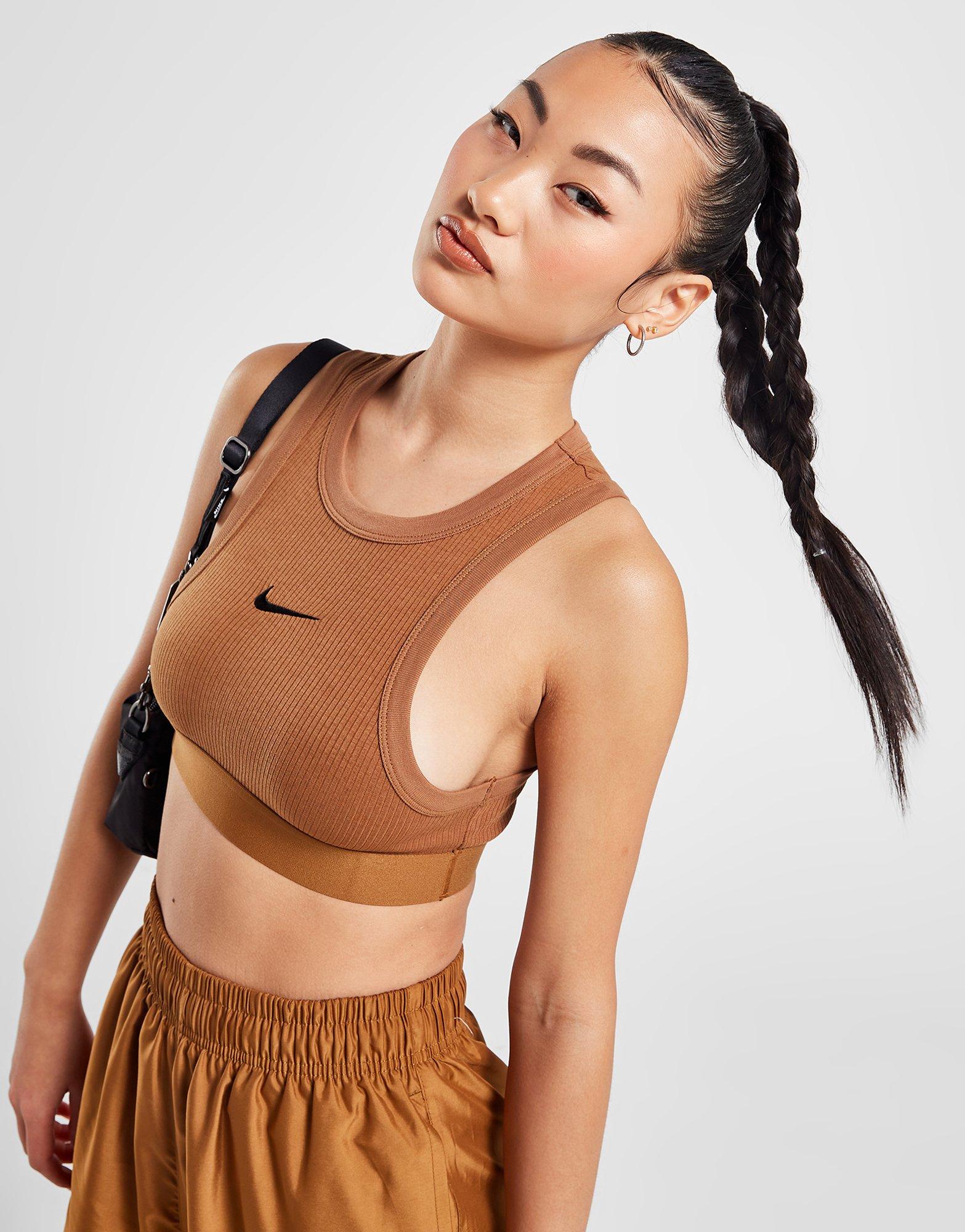 Nike Trend Crop Ribbed Tank Top