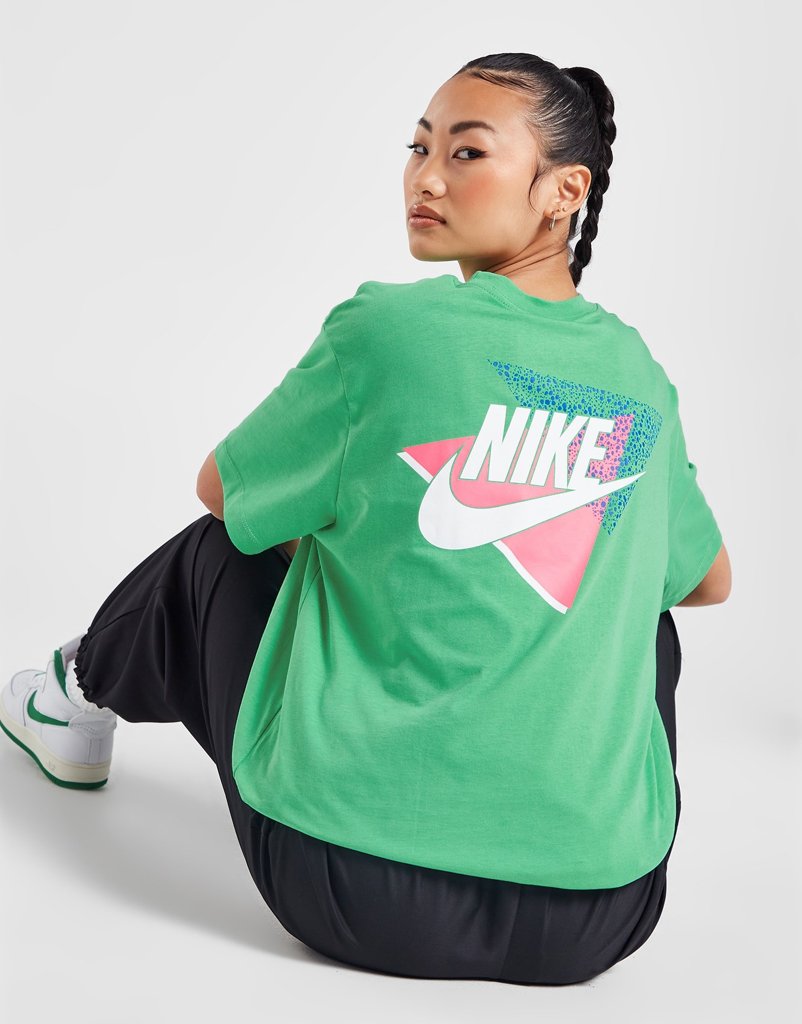 nike vintage sweatshirt green