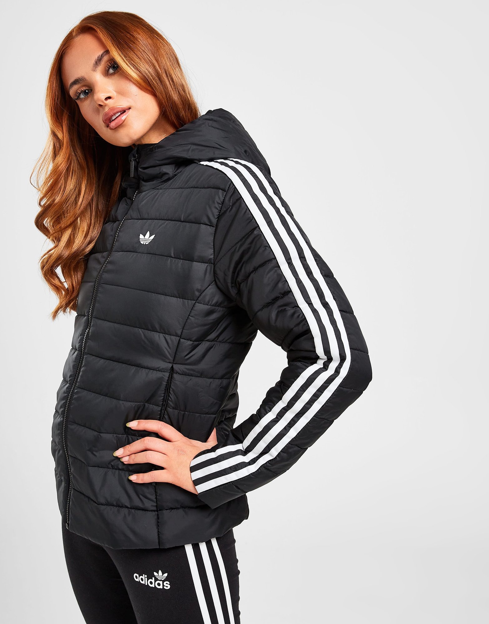 Black adidas Slim Jacket - JD Sports