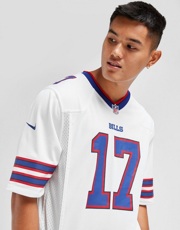 White Nike NFL Buffalo Bills Allen #17 Jersey