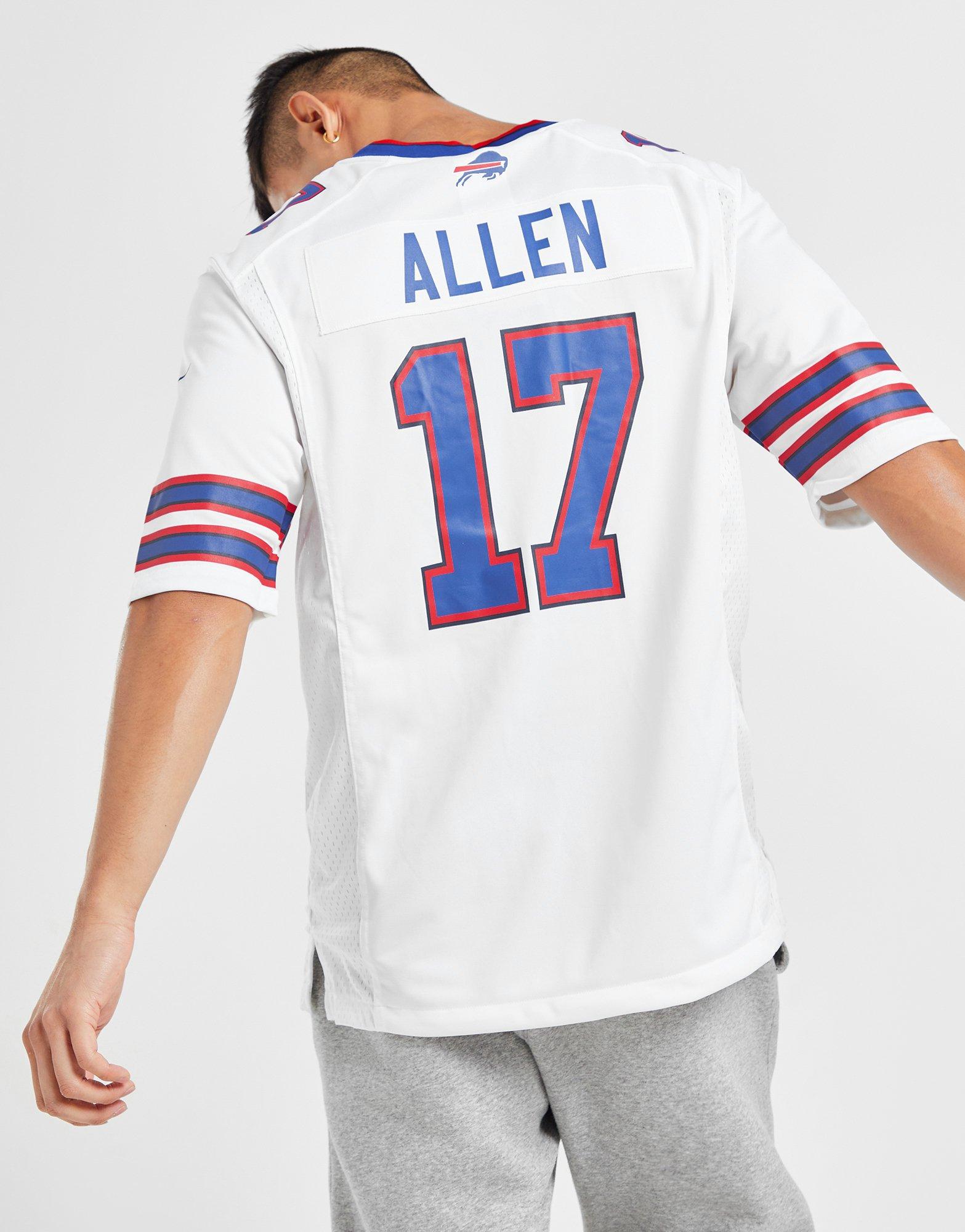 Nike NFL Buffalo Bills Allen #17 Jersey em Branco