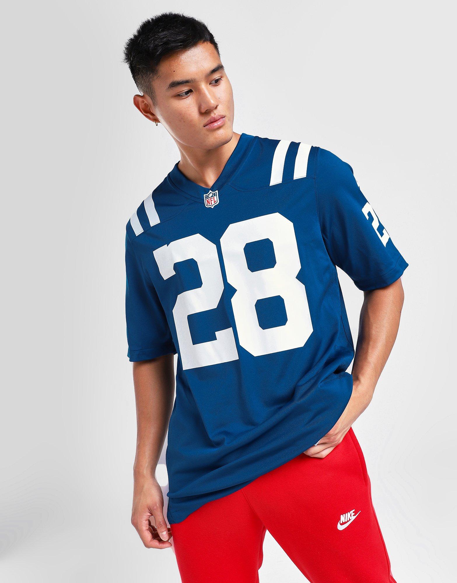 2020-22 INDIANAPOLIS COLTS TAYLOR #28 NIKE GAME JERSEY (HOME) L - W/TA -  Classic American Sports