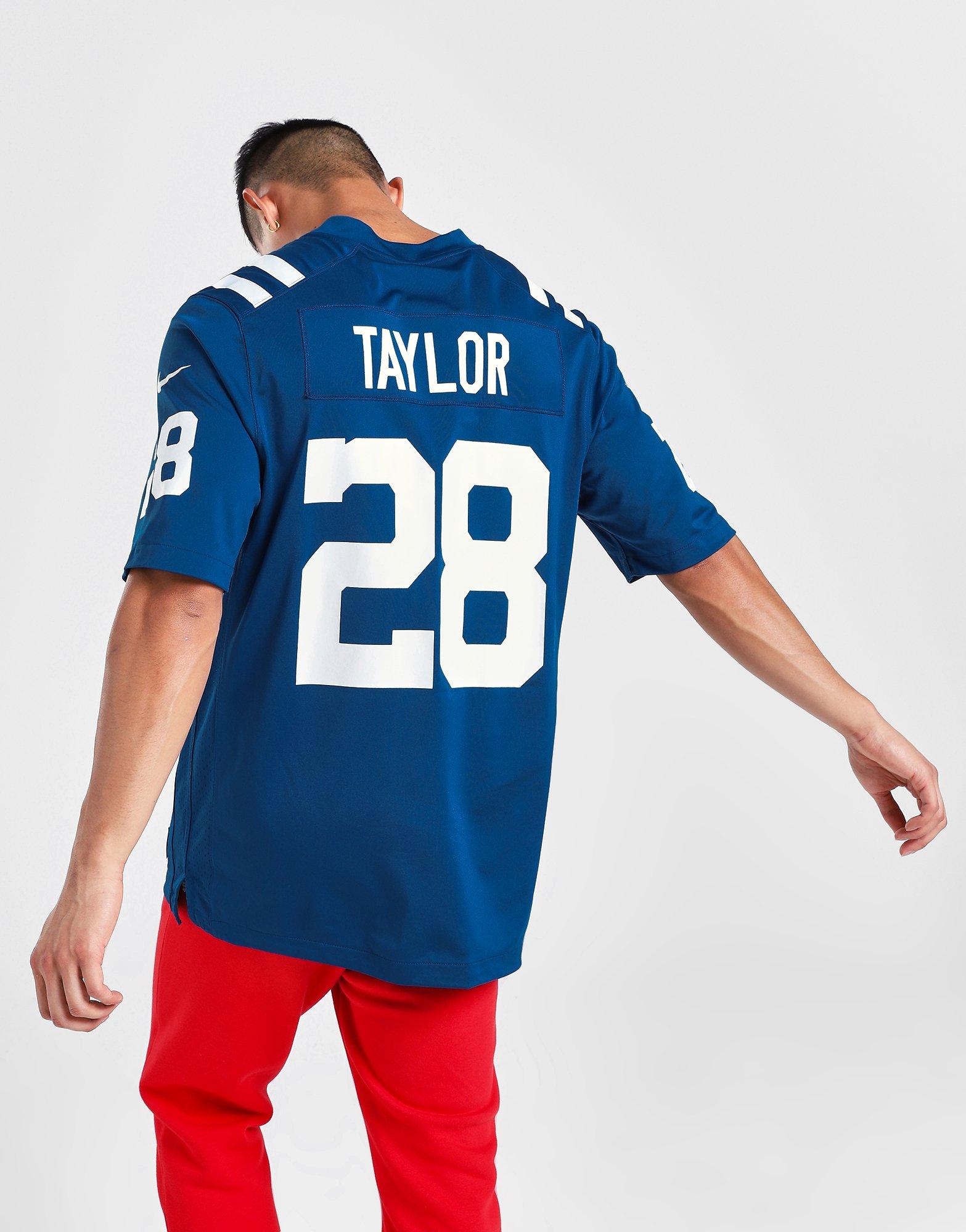 2020-22 INDIANAPOLIS COLTS TAYLOR #28 NIKE GAME JERSEY (HOME) L - W/TAGS