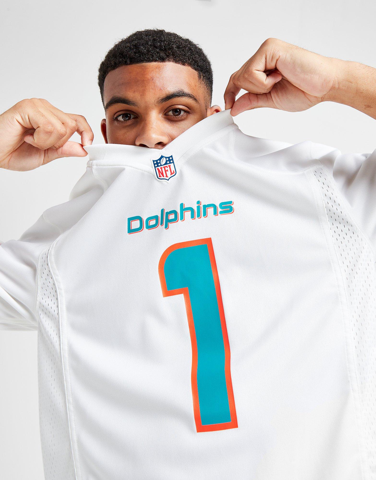 NFL Miami Dolphins Boys' Short Sleeve Tagovailoa Jersey - XS