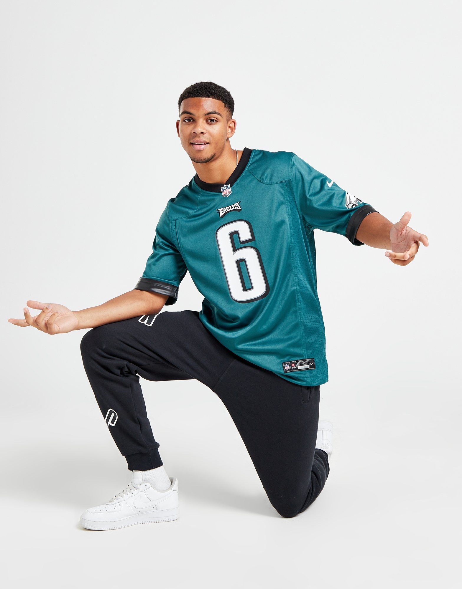 Nike NFL Philadelphia Eagles Smith 6 Jersey in Verde JD Sports