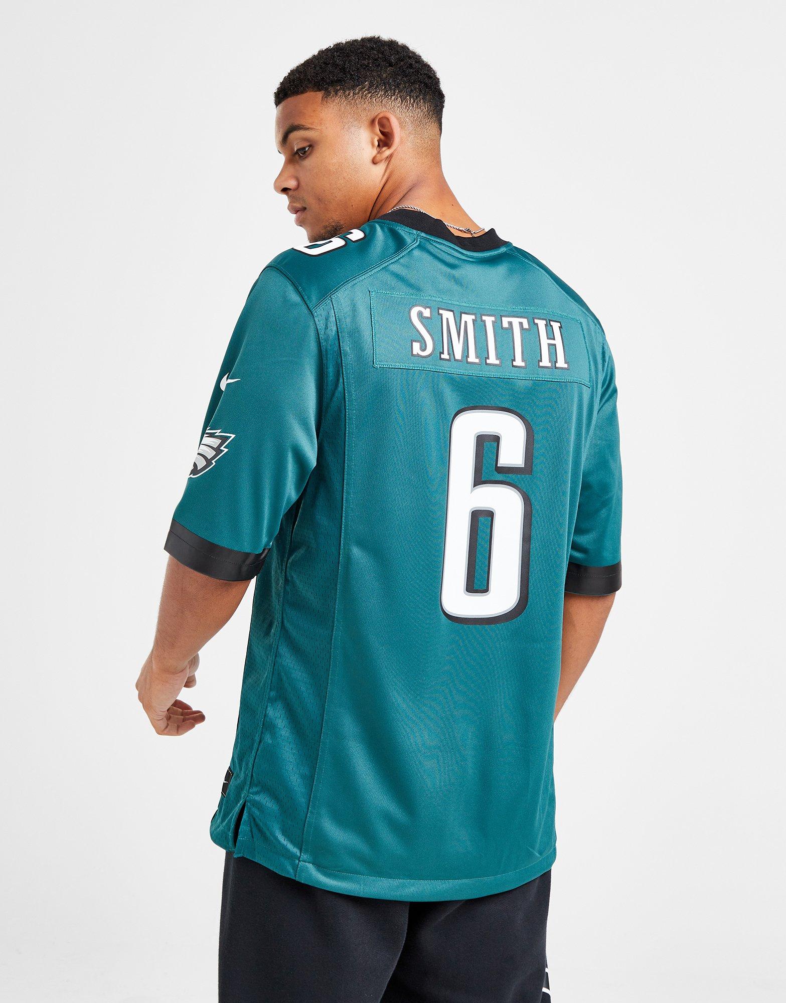 Green Nike NFL Philadelphia Eagles Smith #6 Jersey