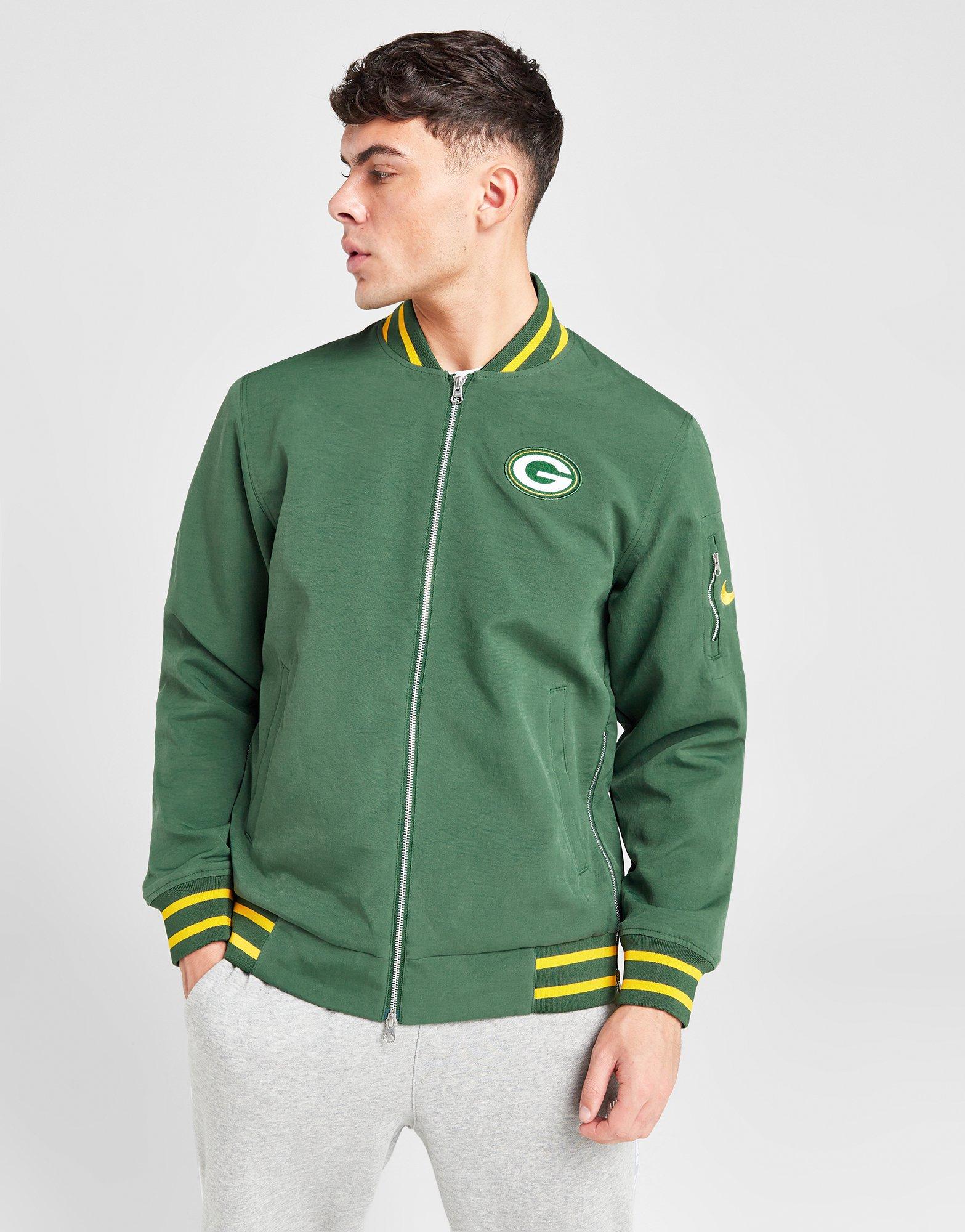 Green Bay Packers Mitchell & Ness Team Full-Zip Hoodie Jacket - Green