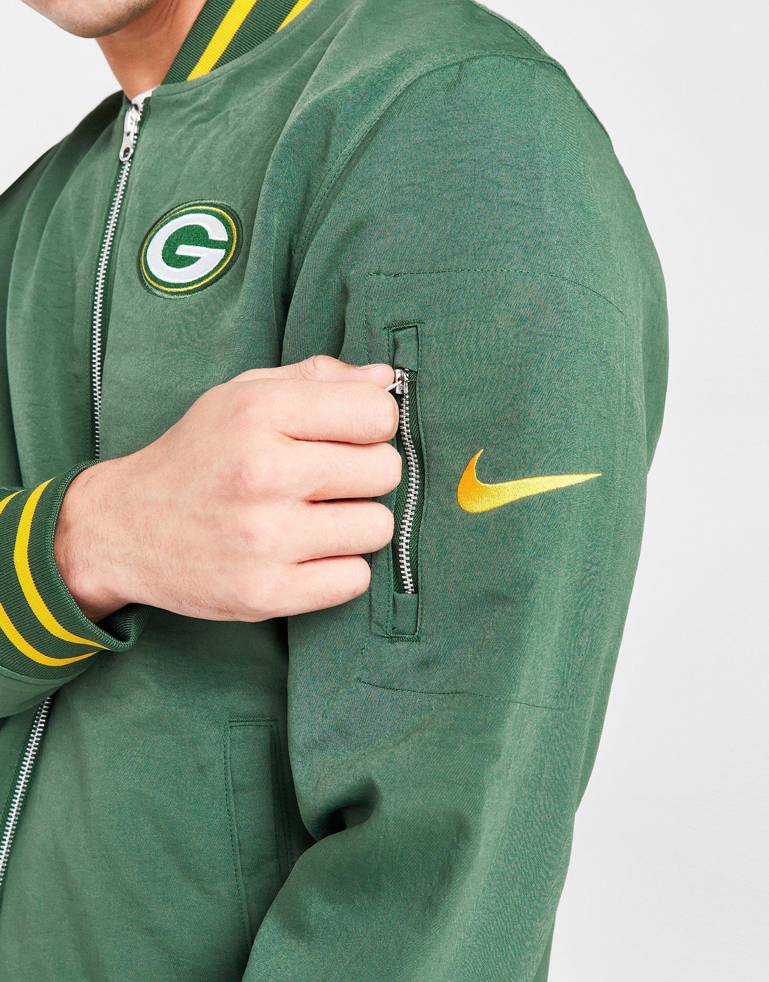 Green Bay Packers New Era Champion Varsity Bomber Jacket