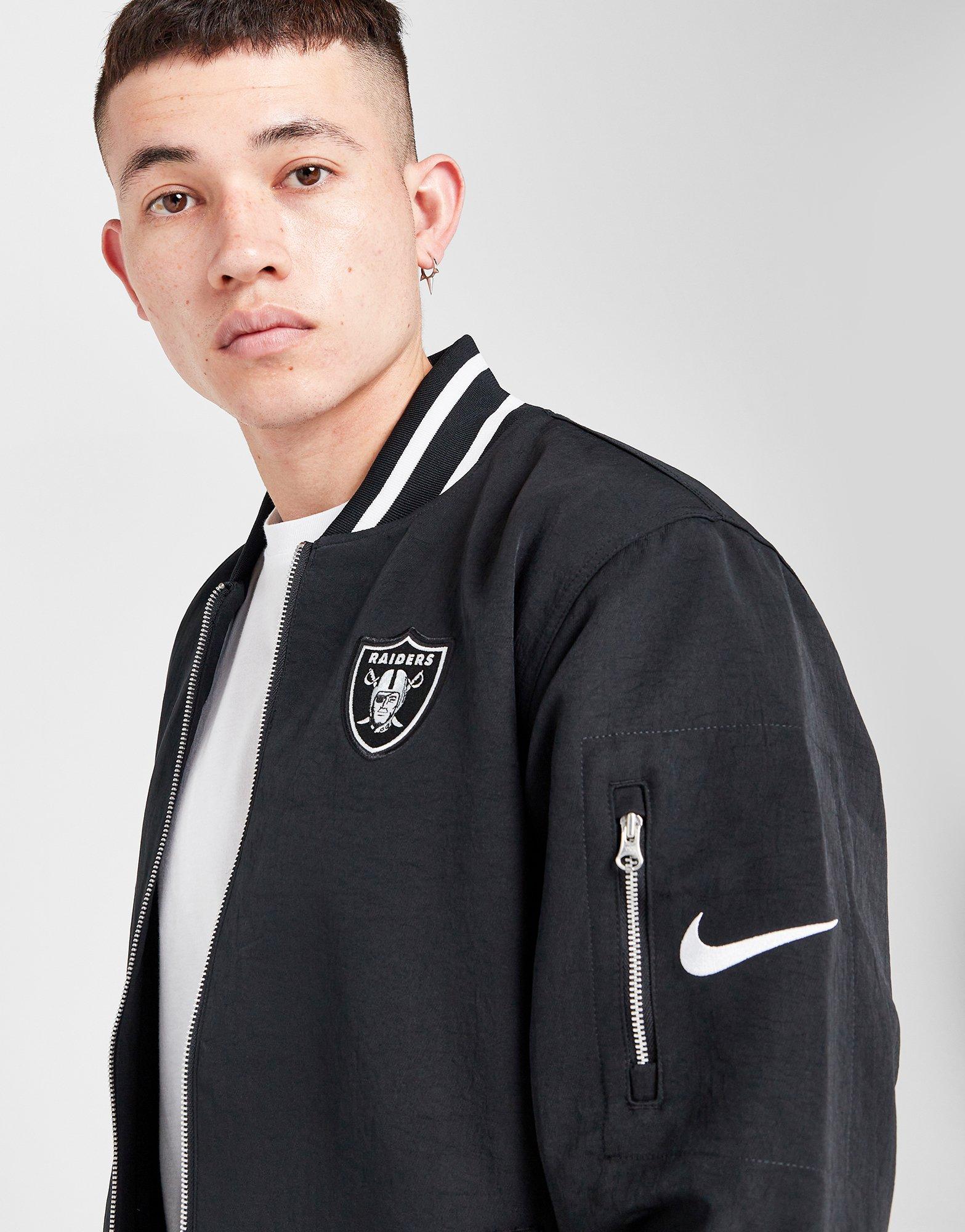 Nike NFL Las Vegas Raiders Nike Coach Bomber Jacket Black