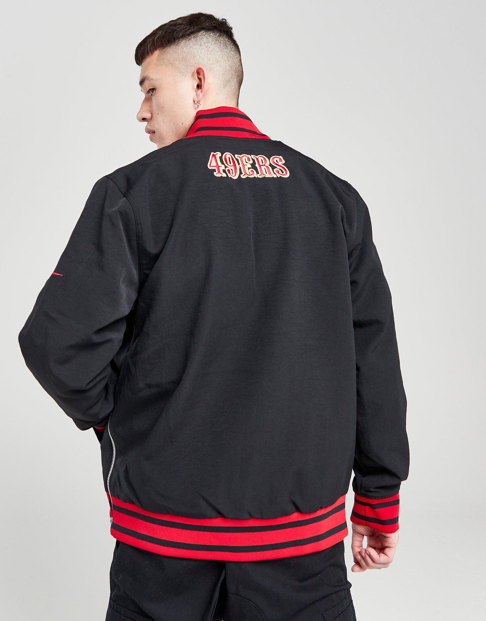 Nike San Francisco 49ers Bomber Jacket in Black for Men