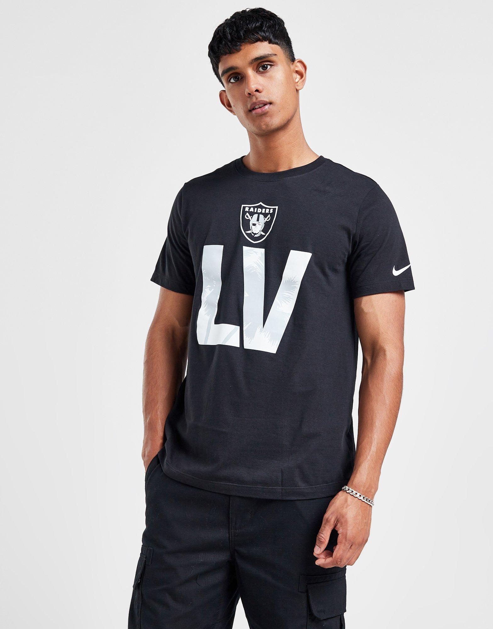 Nike Black Las Vegas Raiders Yard Line Fashion Asbury T-shirt for Men