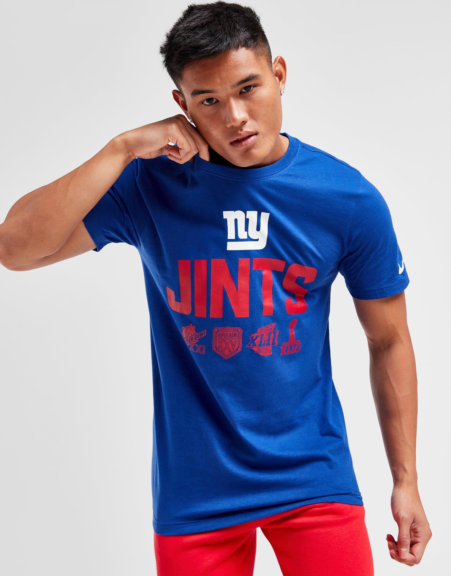 Nike NEW YORK GIANTS - LOGO COTTON TEE Blue