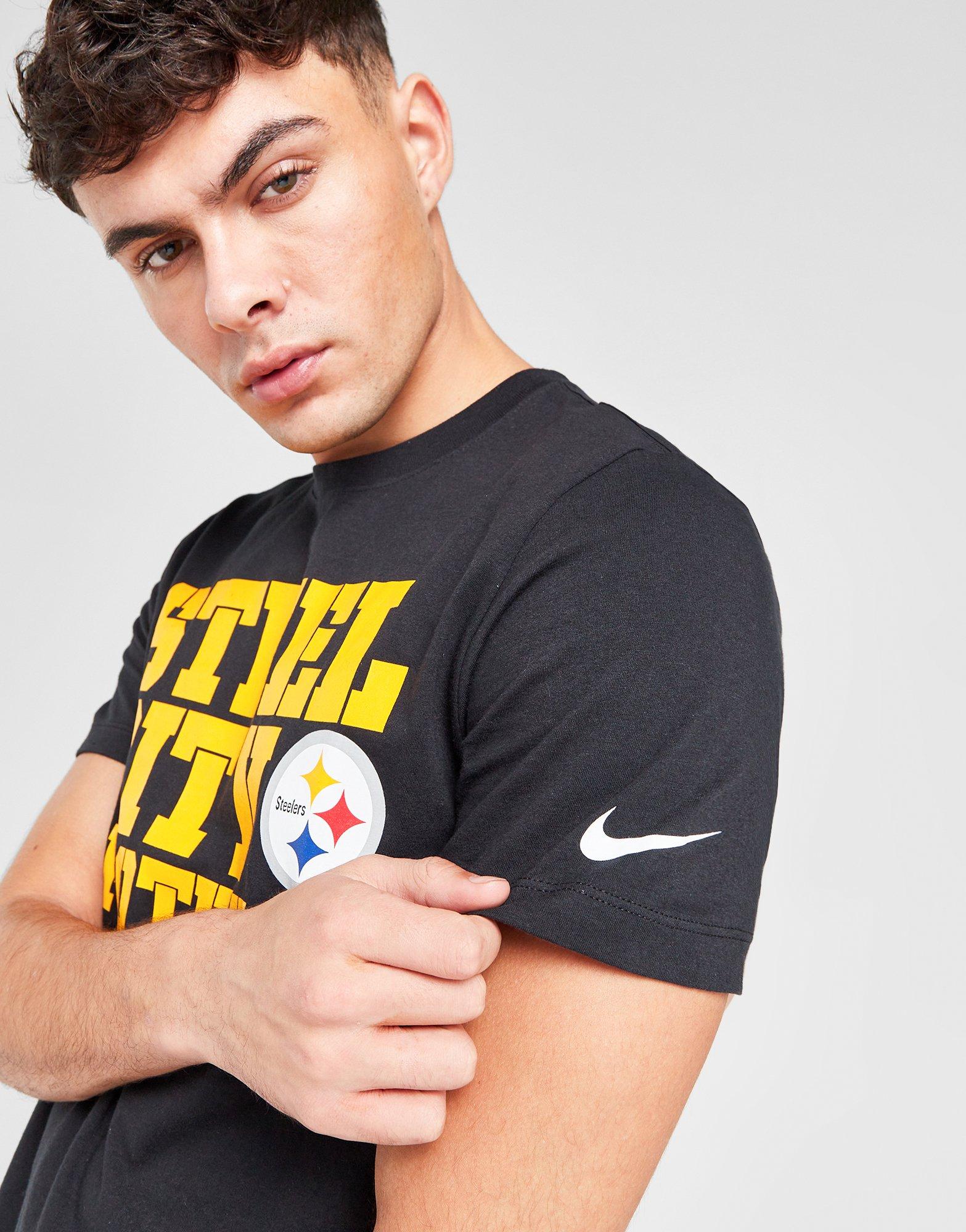 Nike Pittsburgh Steelers Local Essential Men's NFL T-Shirt Brown