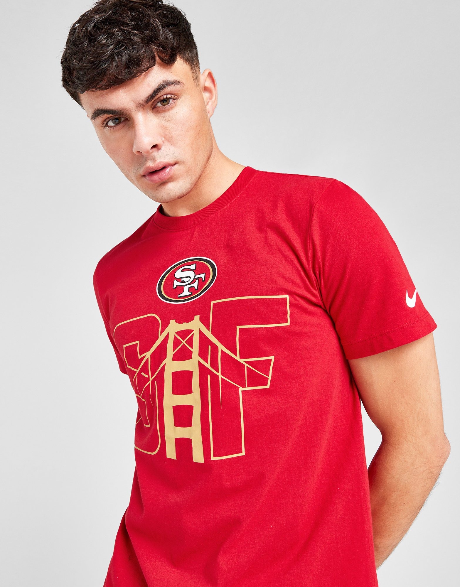 Nike Pride (NFL San Francisco 49ers) Women's 3/4-Sleeve T-Shirt.