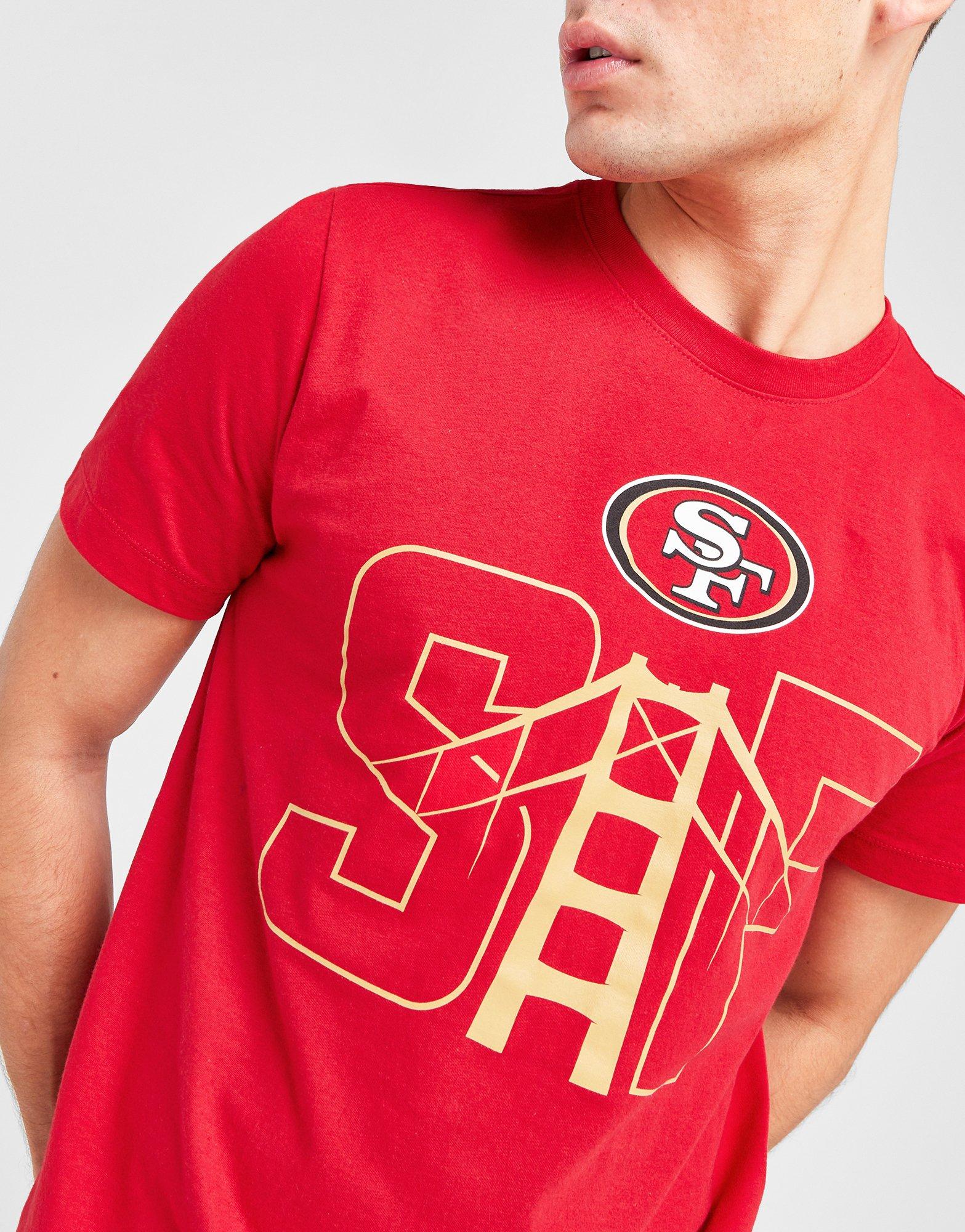 NFL San Francisco 49ers Nike Dri-Fit Long Short Sleeve Shirt Men's Red  SM jersey