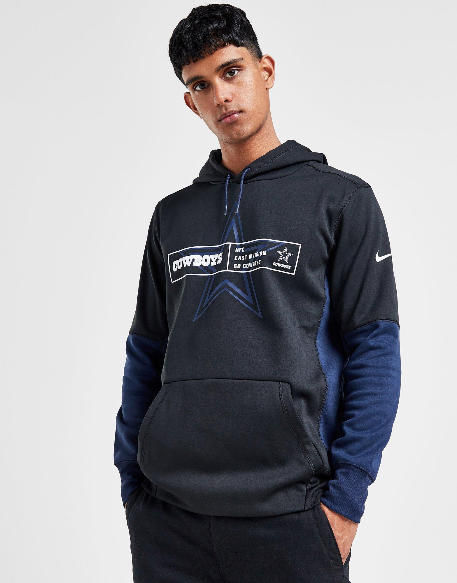 Black Nike NFL Dallas Cowboys Therma-FIT Hoodie - JD Sports