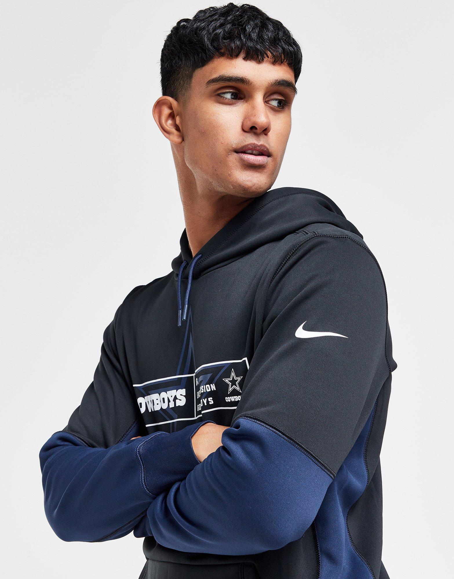 Black Nike NFL Dallas Cowboys Therma-FIT Hoodie - JD Sports