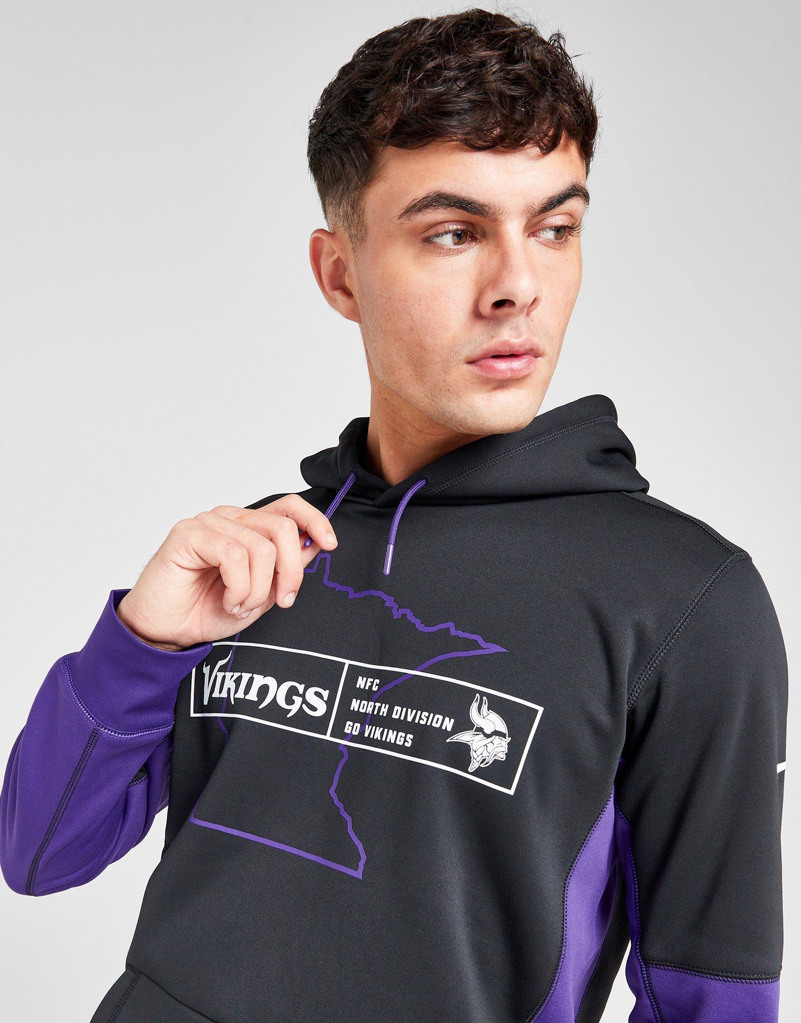 Black store vikings hoodie