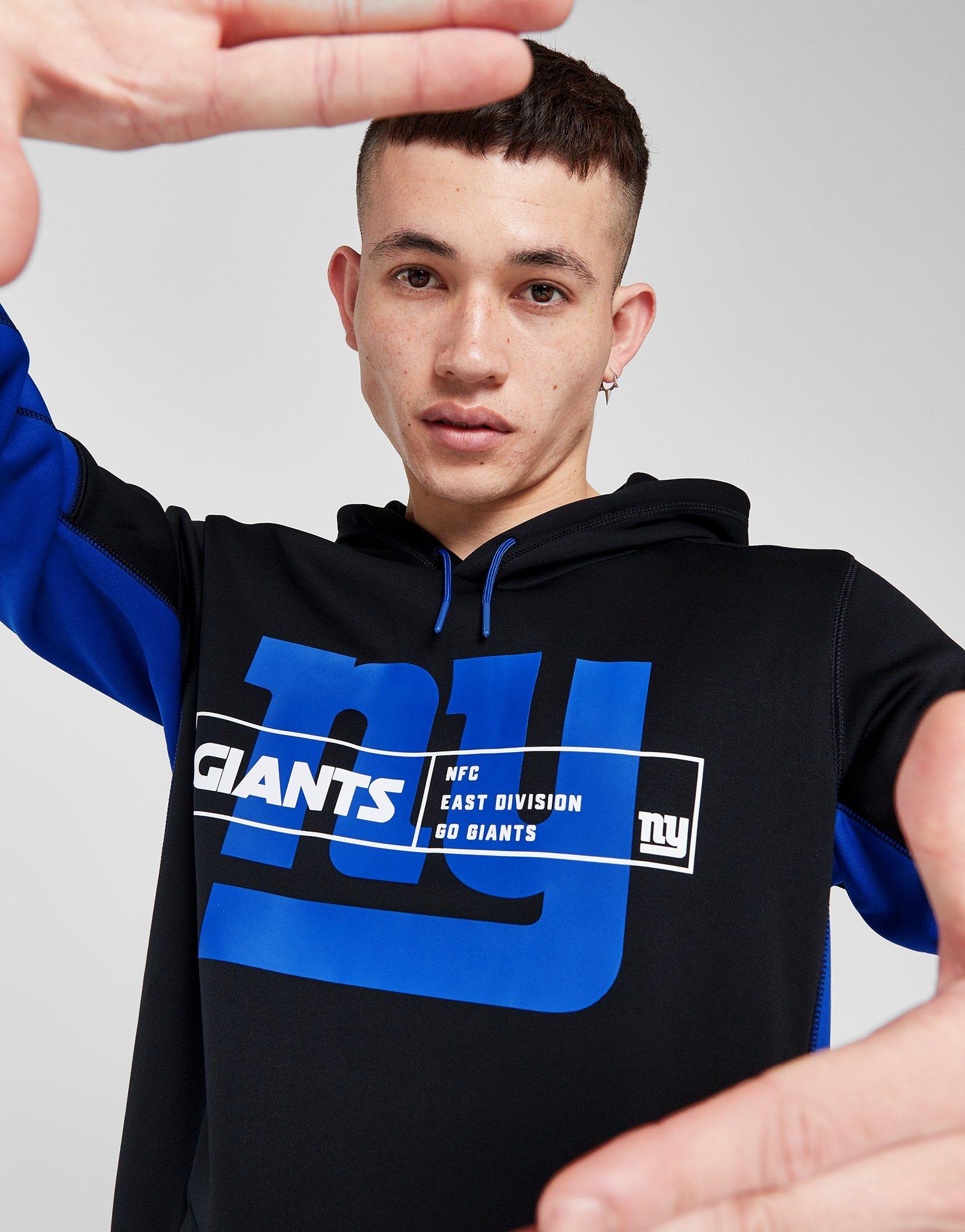 New York Giants Men's 47 Brand Blue Pullover Jersey Hoodie - Small