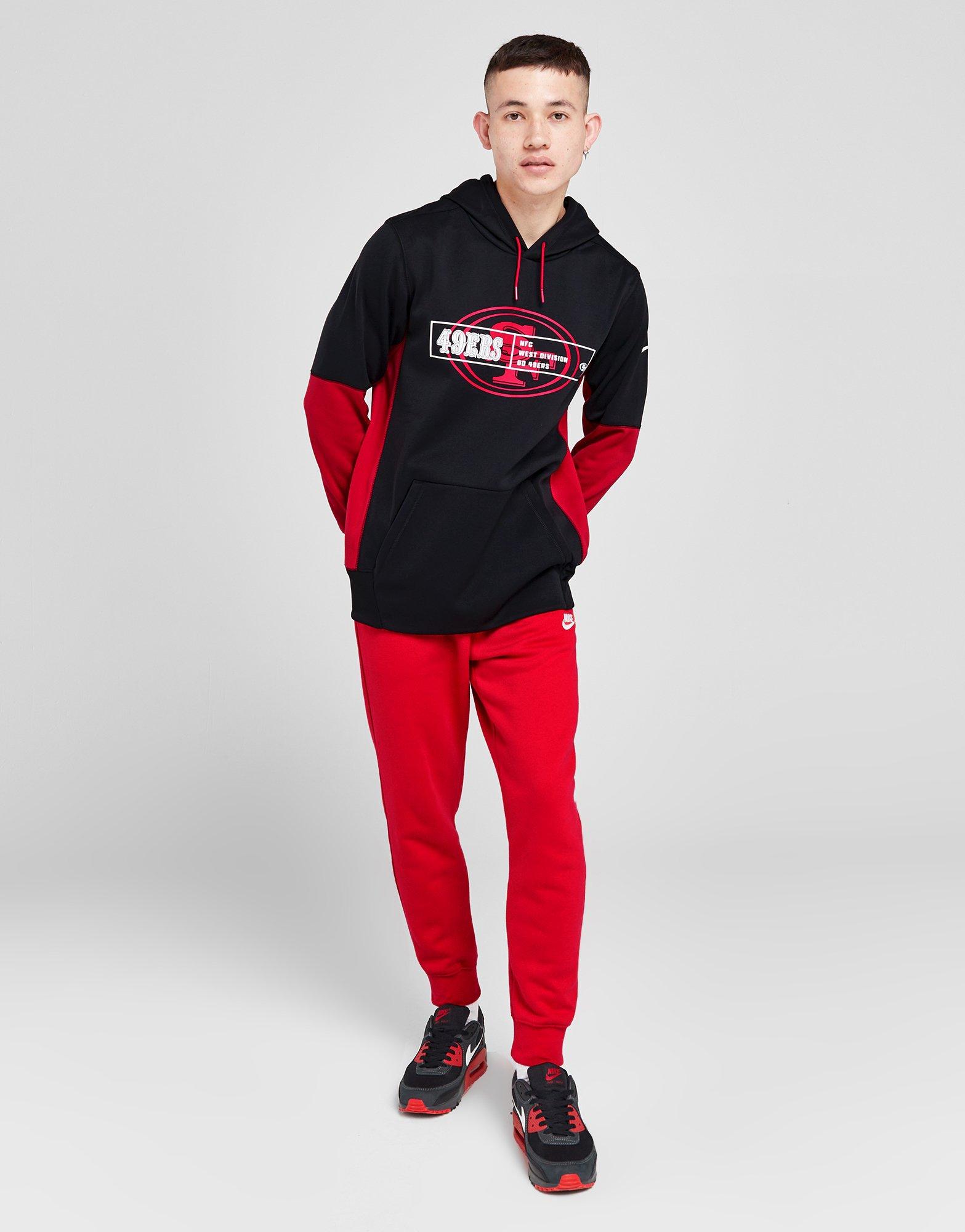 San Francisco 49ers Tracksuit Red Hoodie Sweatshirts Jog Sweatpants  Sportwears