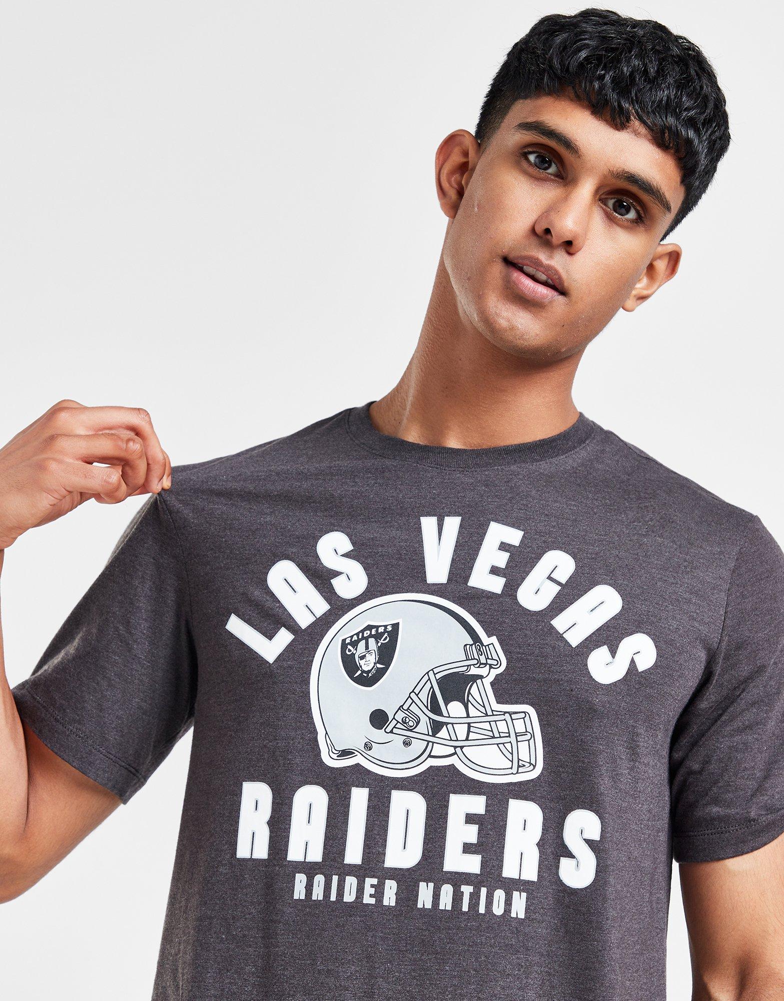 NFL Las Vegas Raiders Men's Gray Full Back Run Long Sleeve Lightweight  Hooded Sweatshirt - S