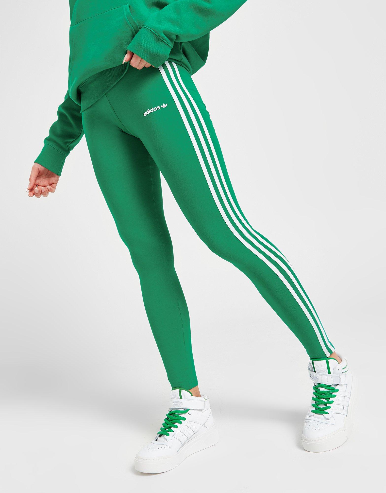 Verouderd blouse Vooruitgaan Groen adidas Originals Linear High Waist Leggings - JD Sports Nederland