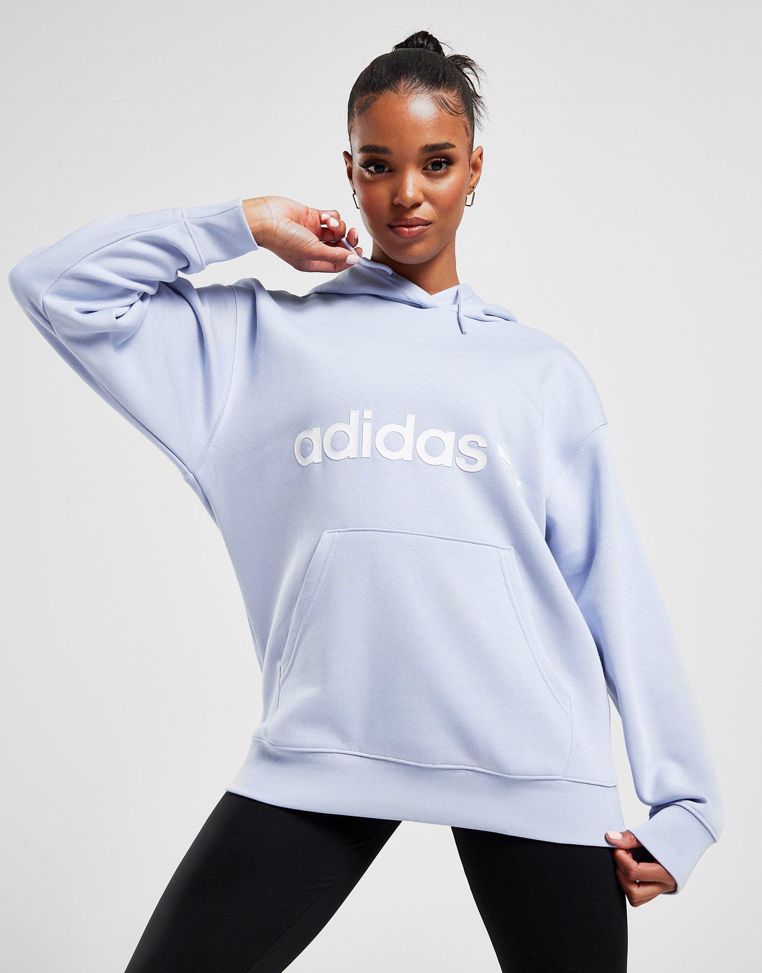 Undskyld mig kan opfattes Koncentration Blue adidas Originals Linear Overhead Hoodie | JD Sports Global