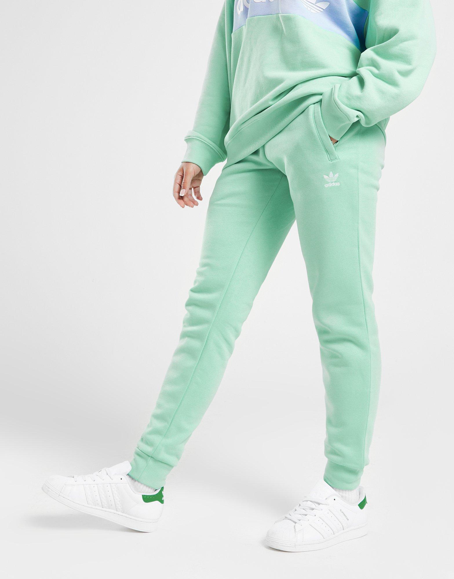 Green adidas Originals Essential Slim Fleece Joggers JD Sports