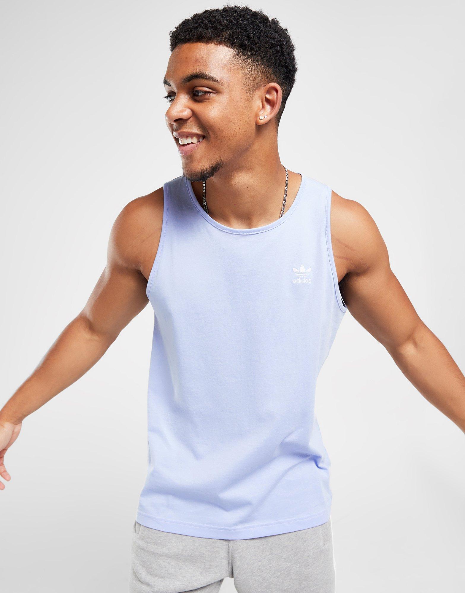 Blue adidas sale tank top